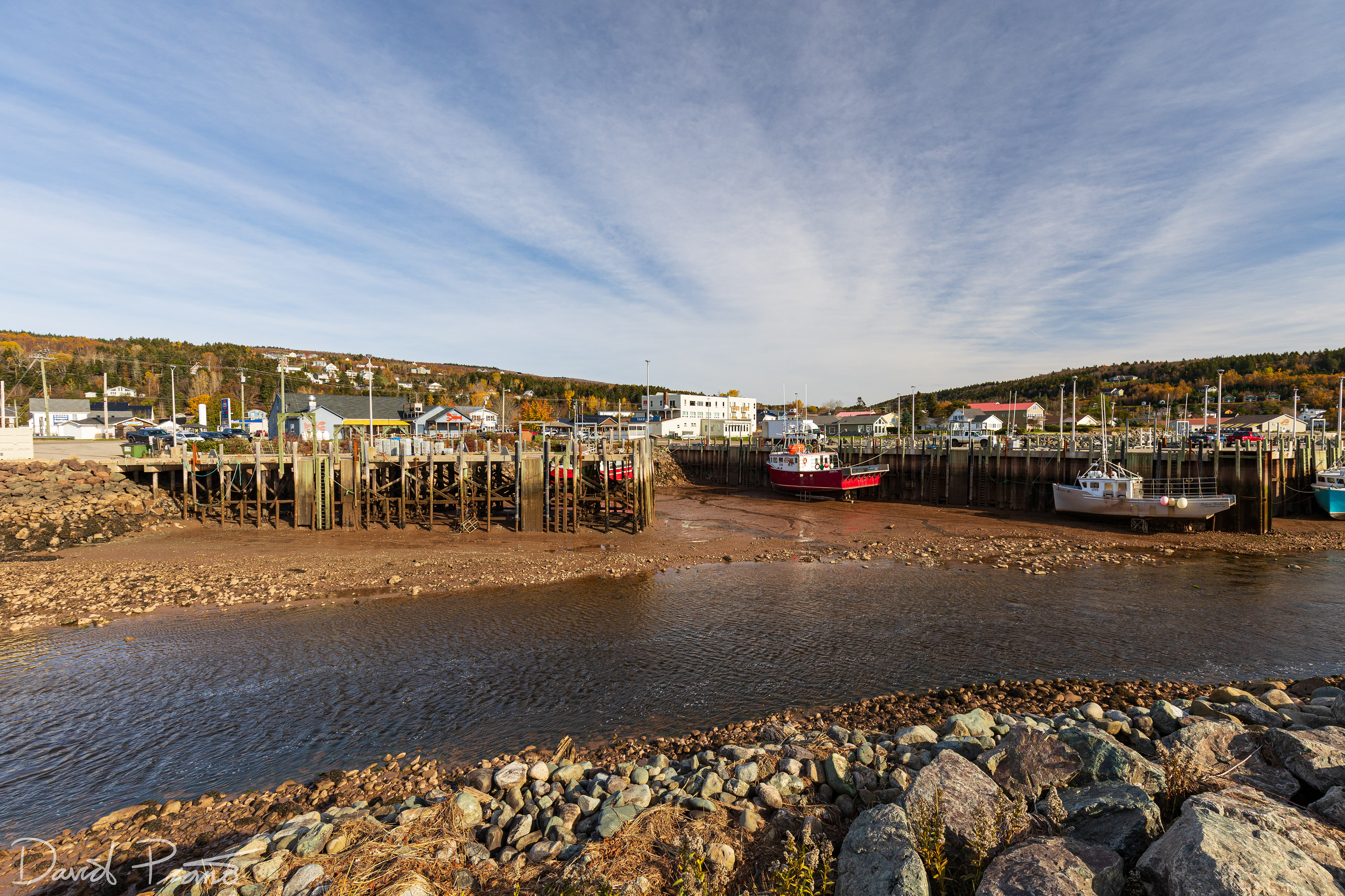Alma, NB at Low Tide