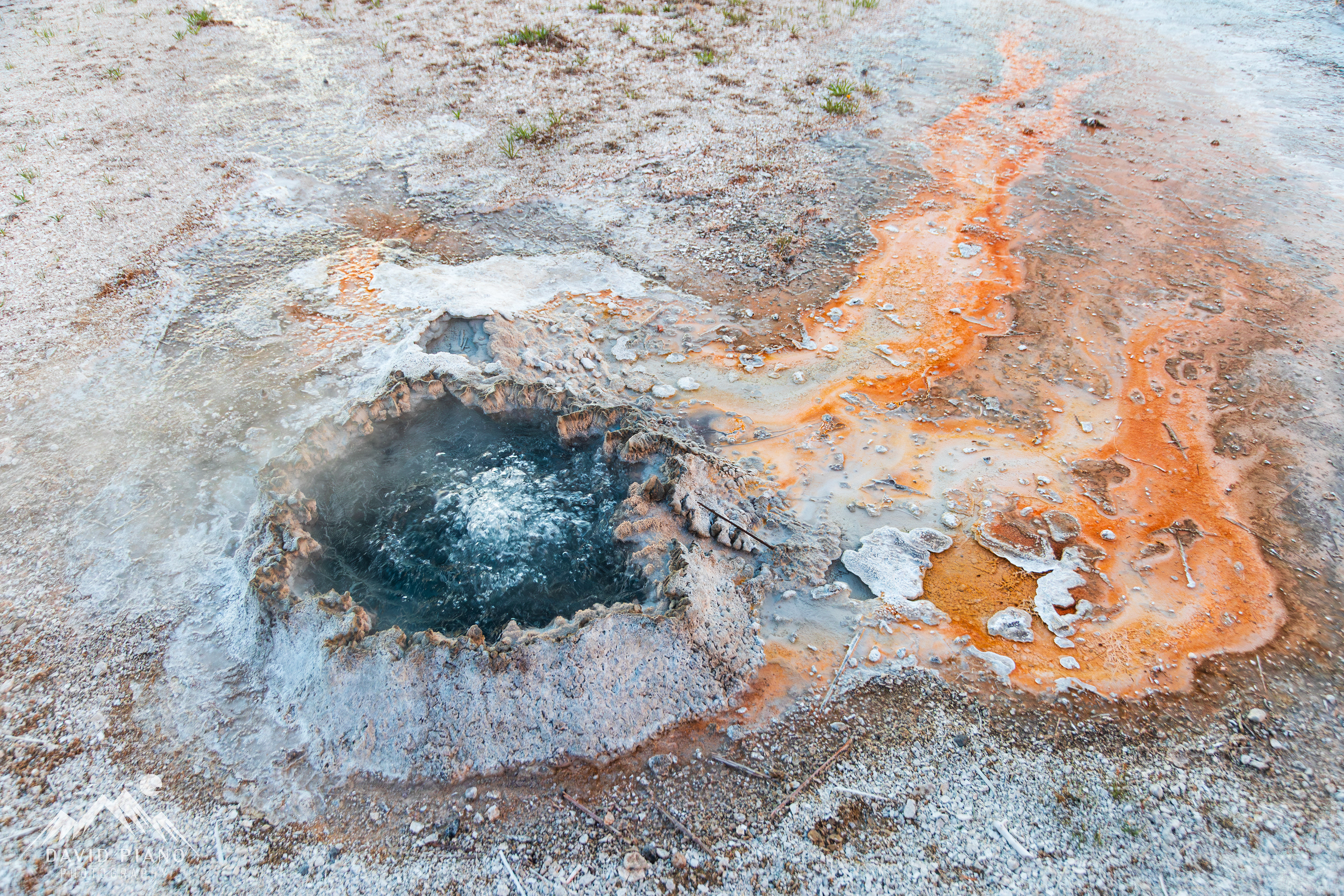 Mini hot spring on Geyser Hill