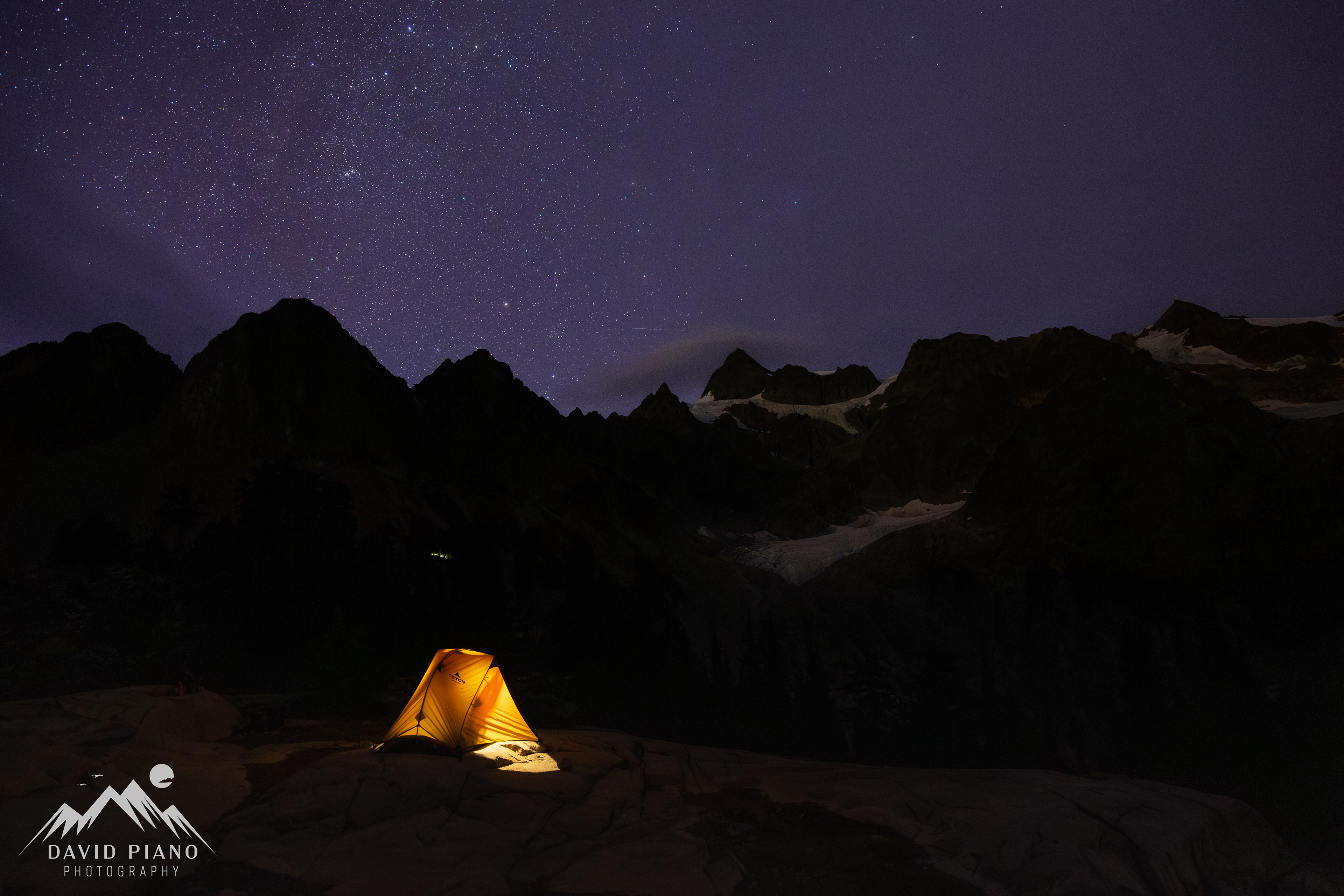 Backcountry night at Lake Ann, WA