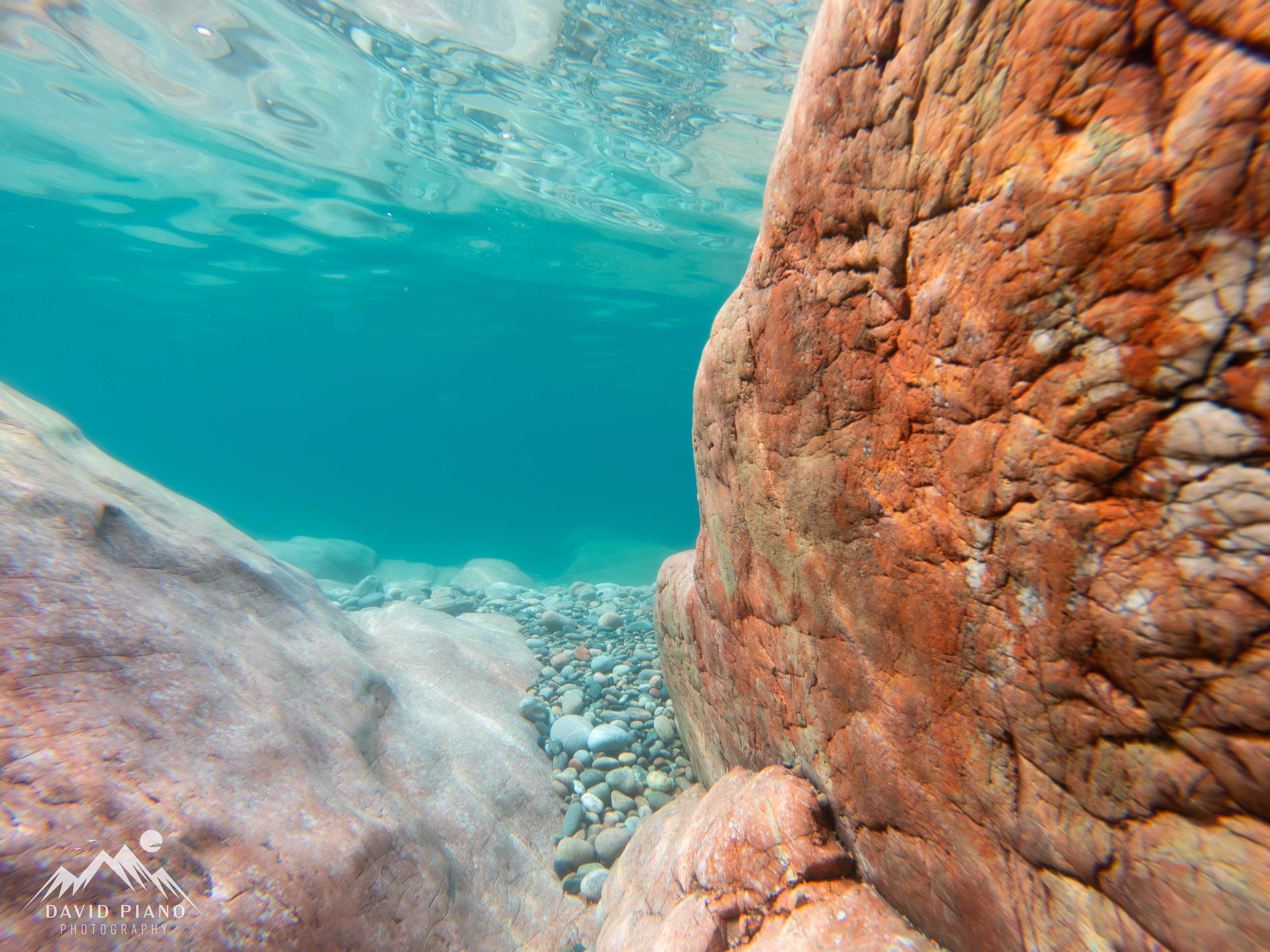 Under the surface of Lake Superior!
