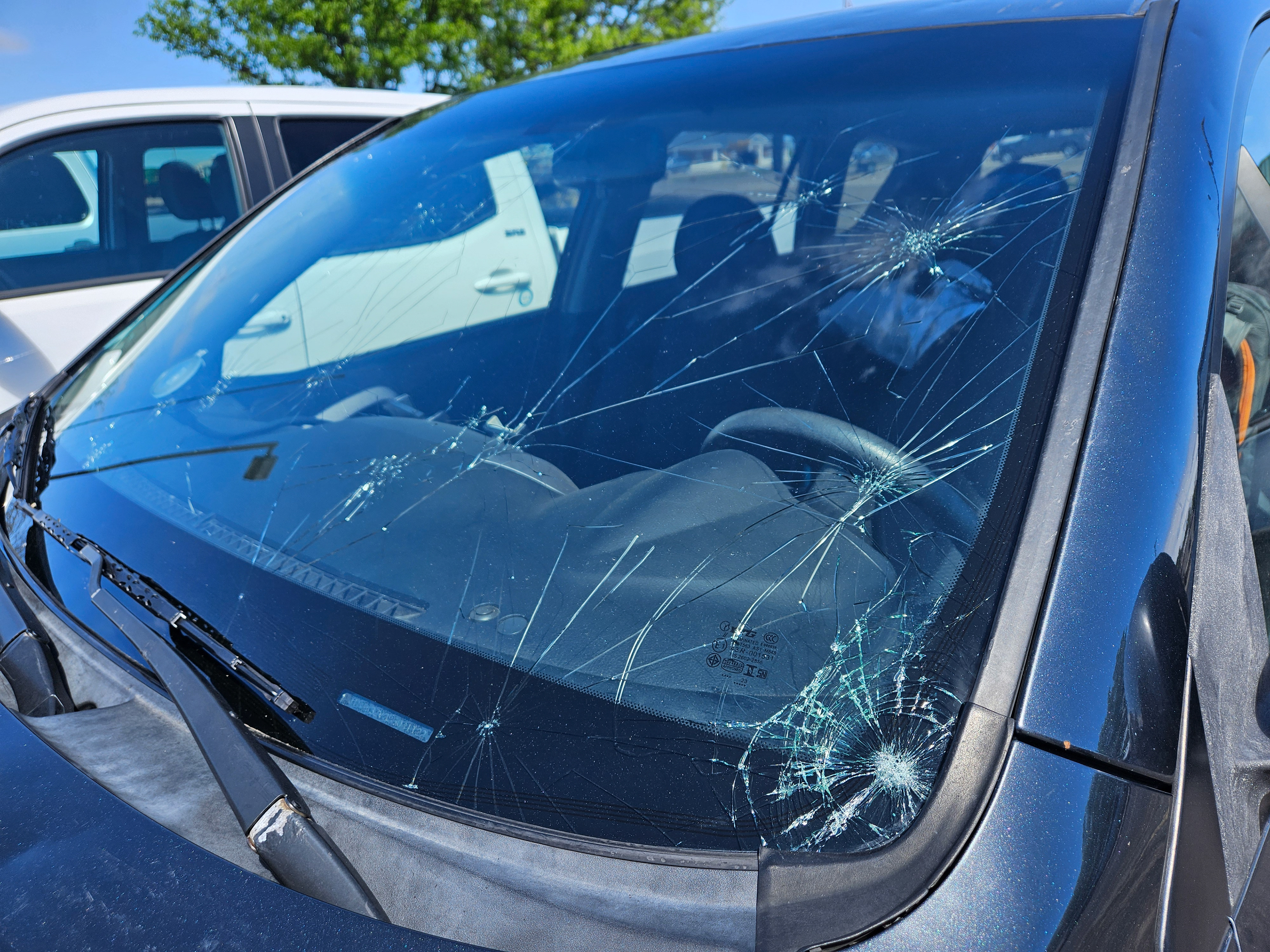 Hail damage from May 20th nocturnal supercell in eastern CO