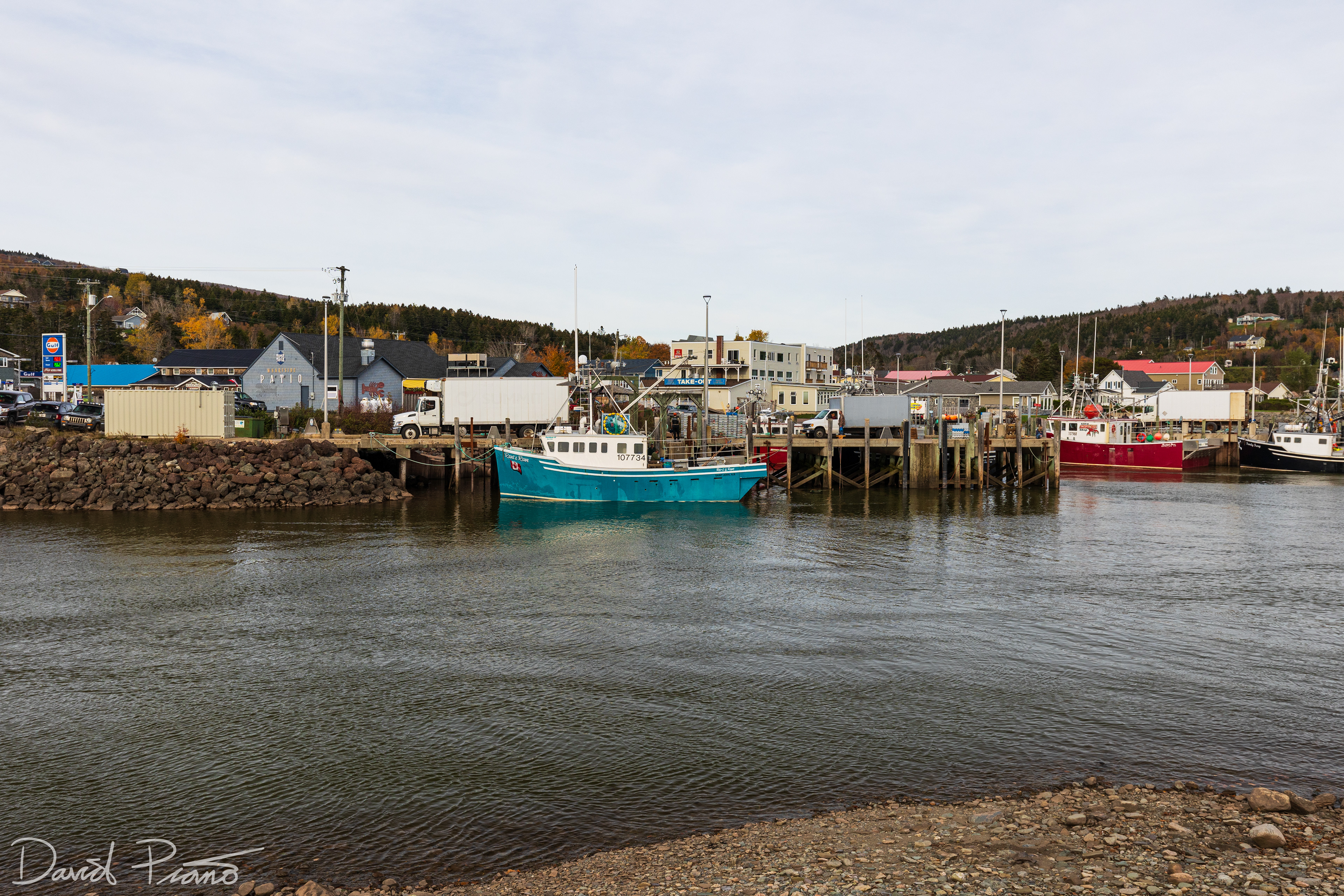 Alma, NB at High Tide