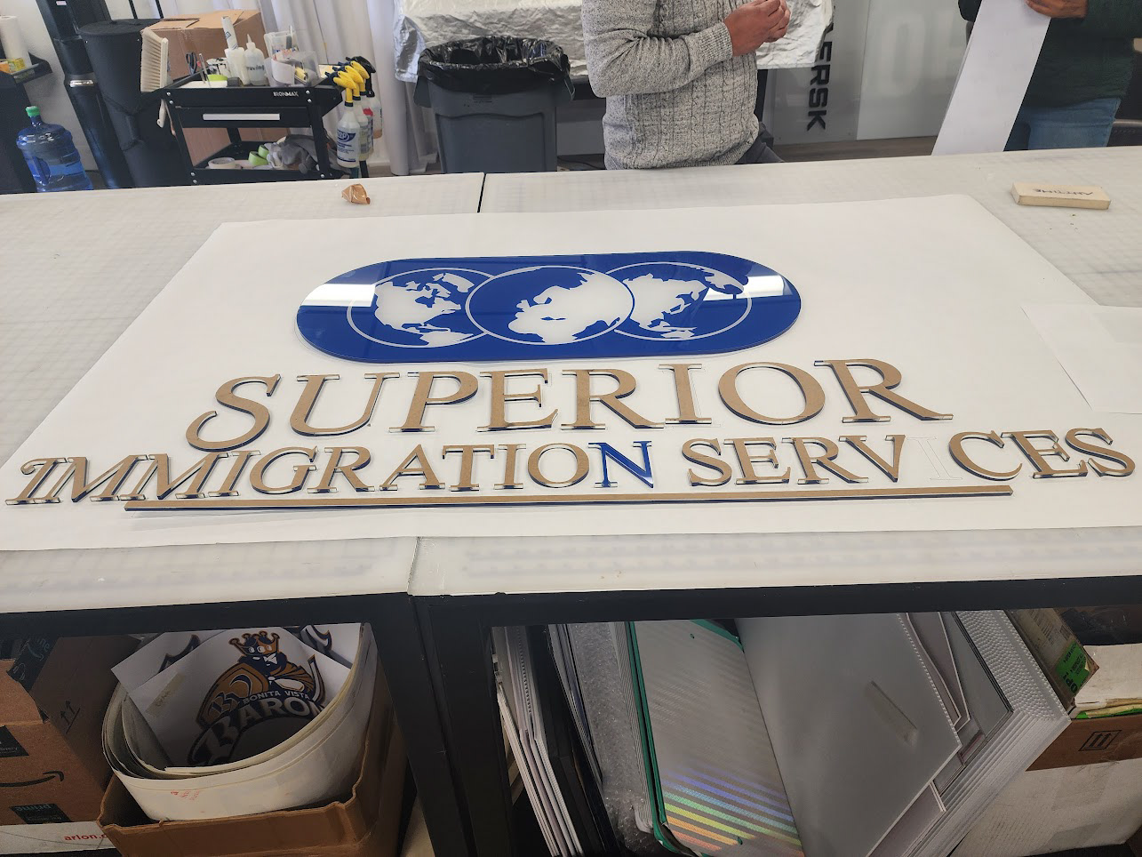 Superior Immigration Services 3D Acrylic Lettering