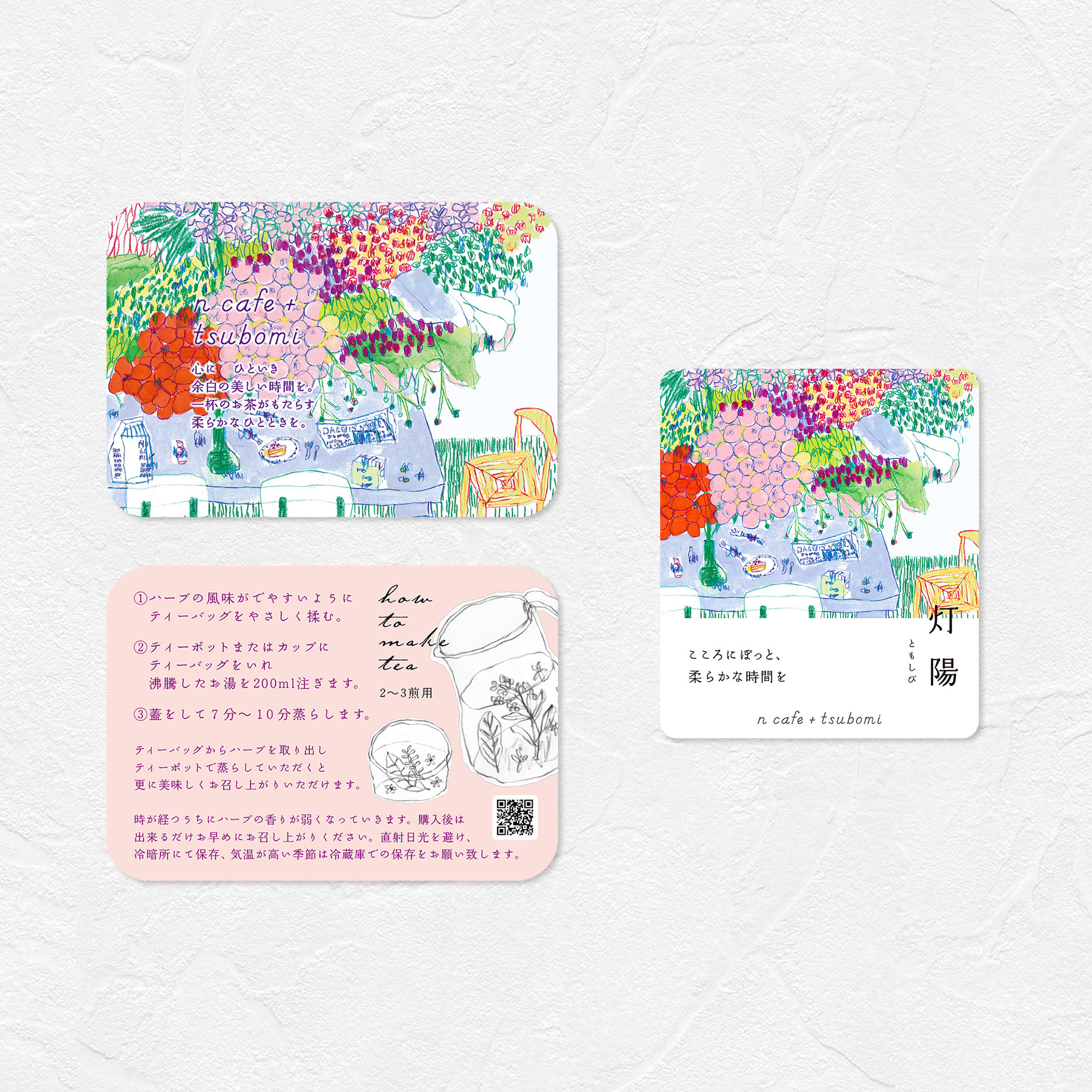 tea card.／ package sheel