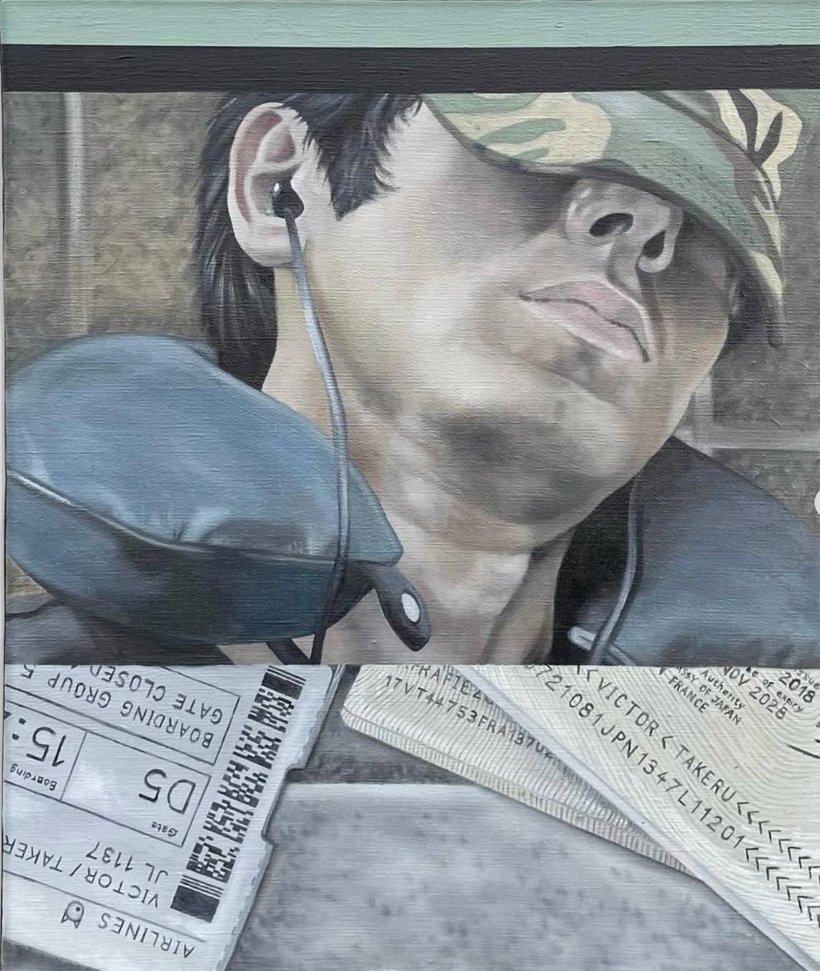 Inna daze, 2024 Oil and acrylic on canvas