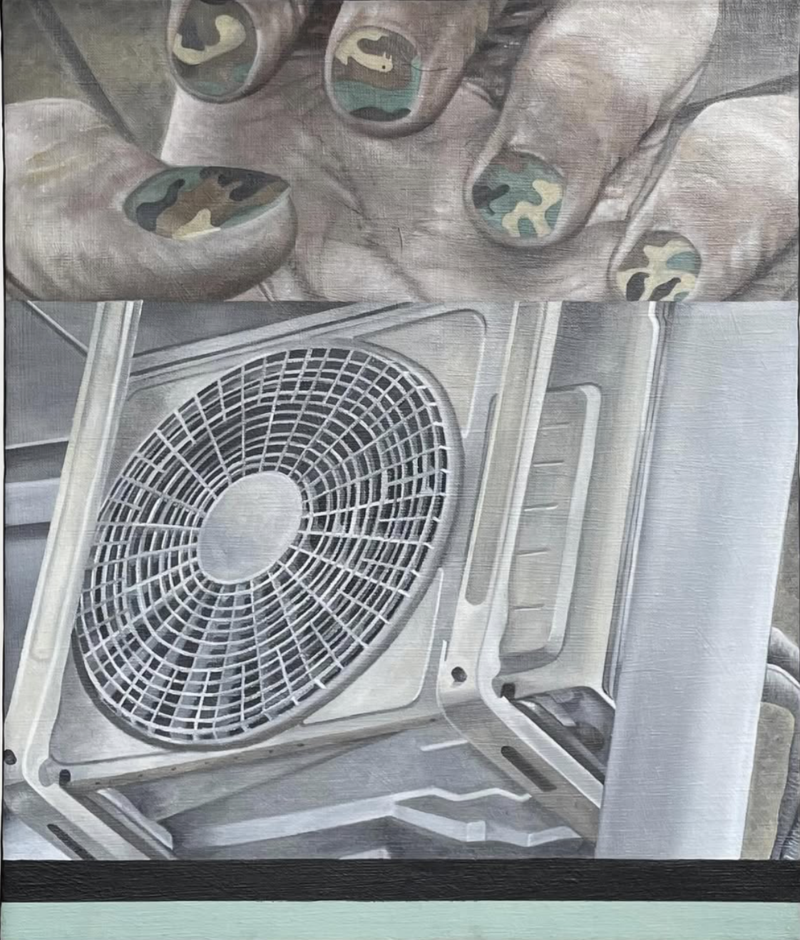 Lonely Thugg, 2024 Oil and acrylic on canvas