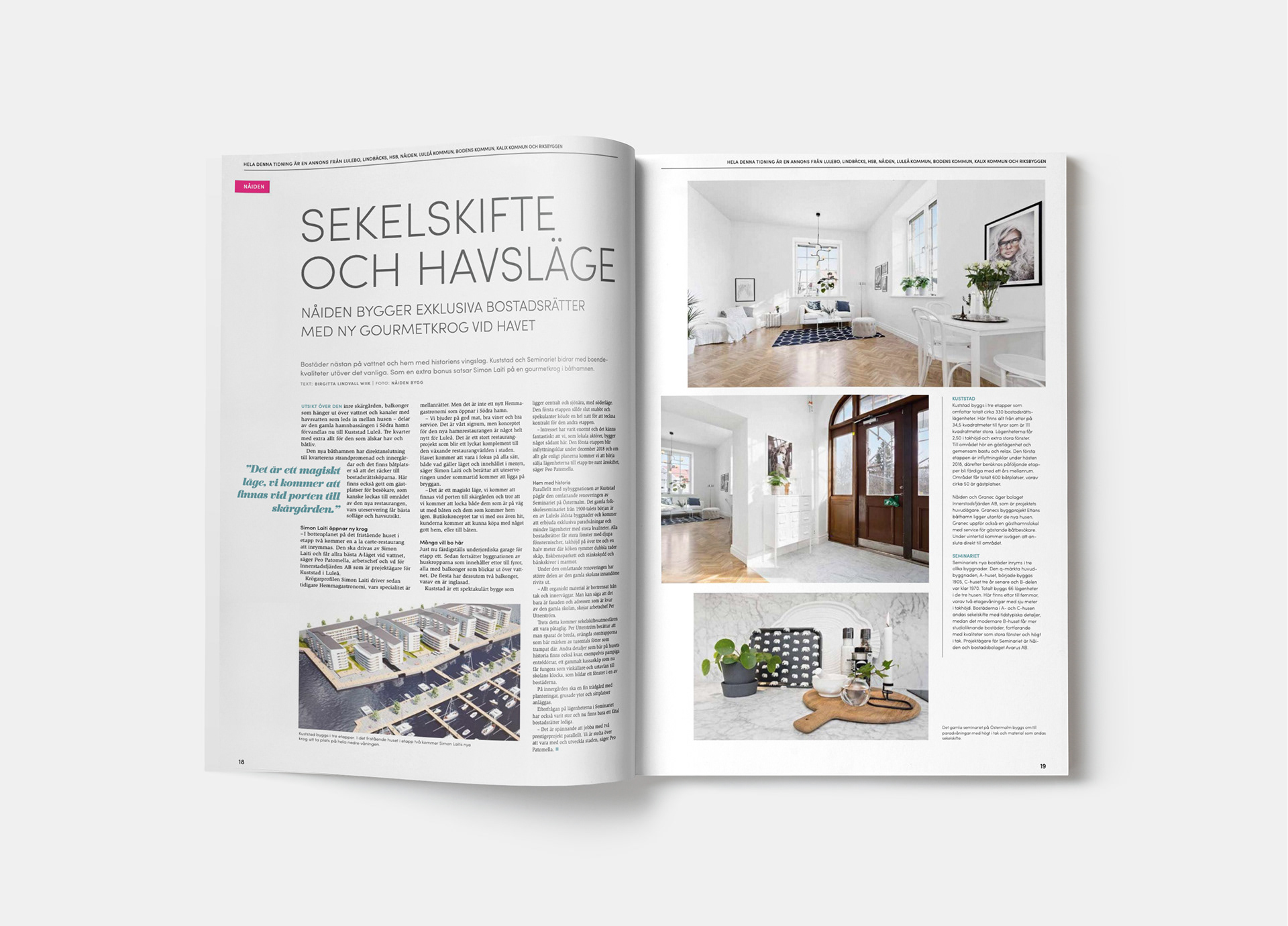 Tidningsbilaga - Uppslag