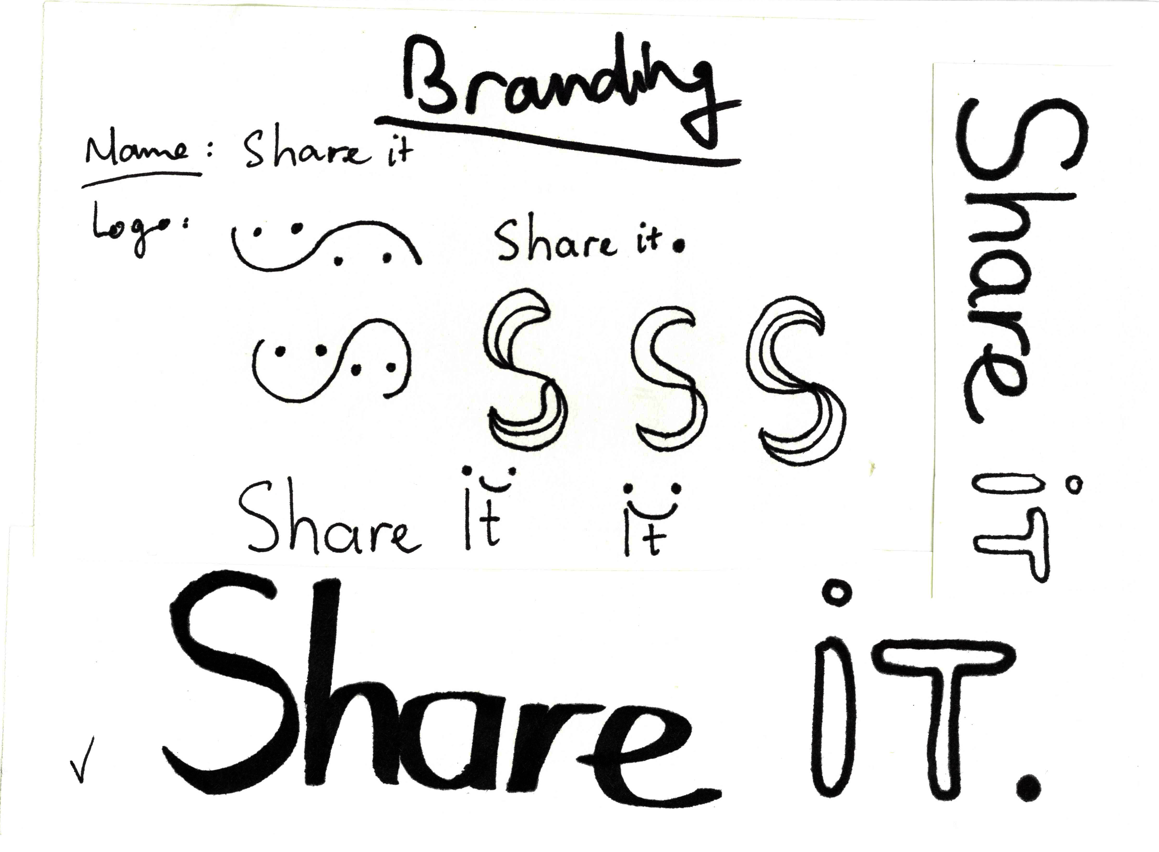 Logo design sketches