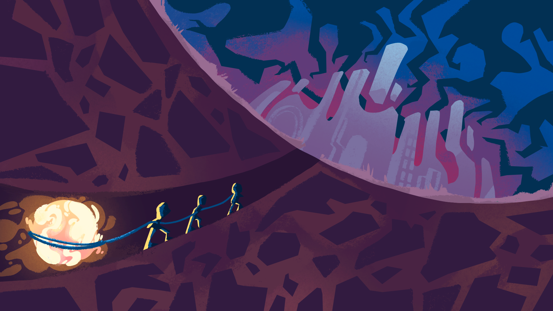 The three men carefully transported the globe with them back to Afthonia. At long last, Afthonia entered a new chapter. The people were endlessly grateful to their King and the three brave men who saved their kingdom. Afthonia would flourish once again.