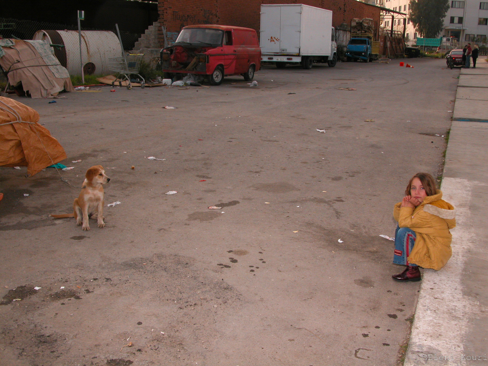 Greece - earthquake victim