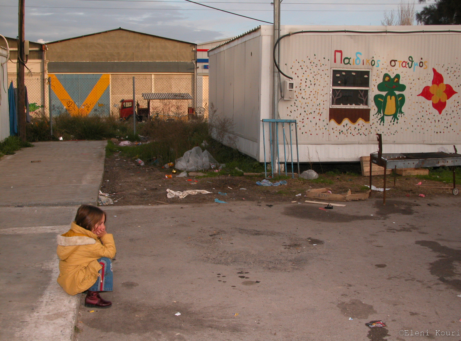 Greece - earthquake victim