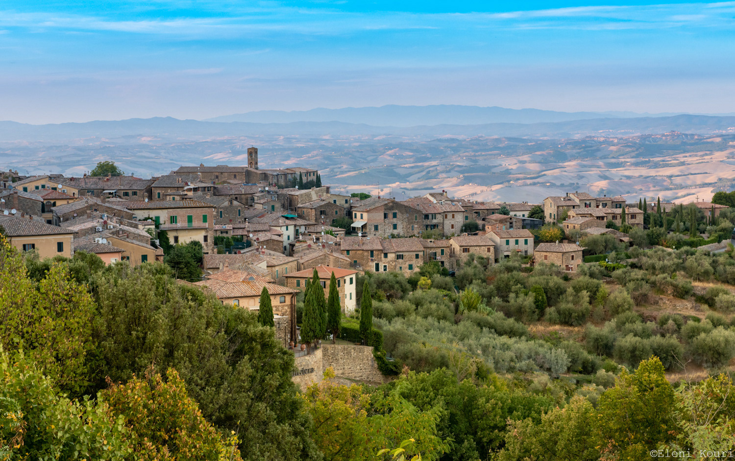 Montalcino medieval town