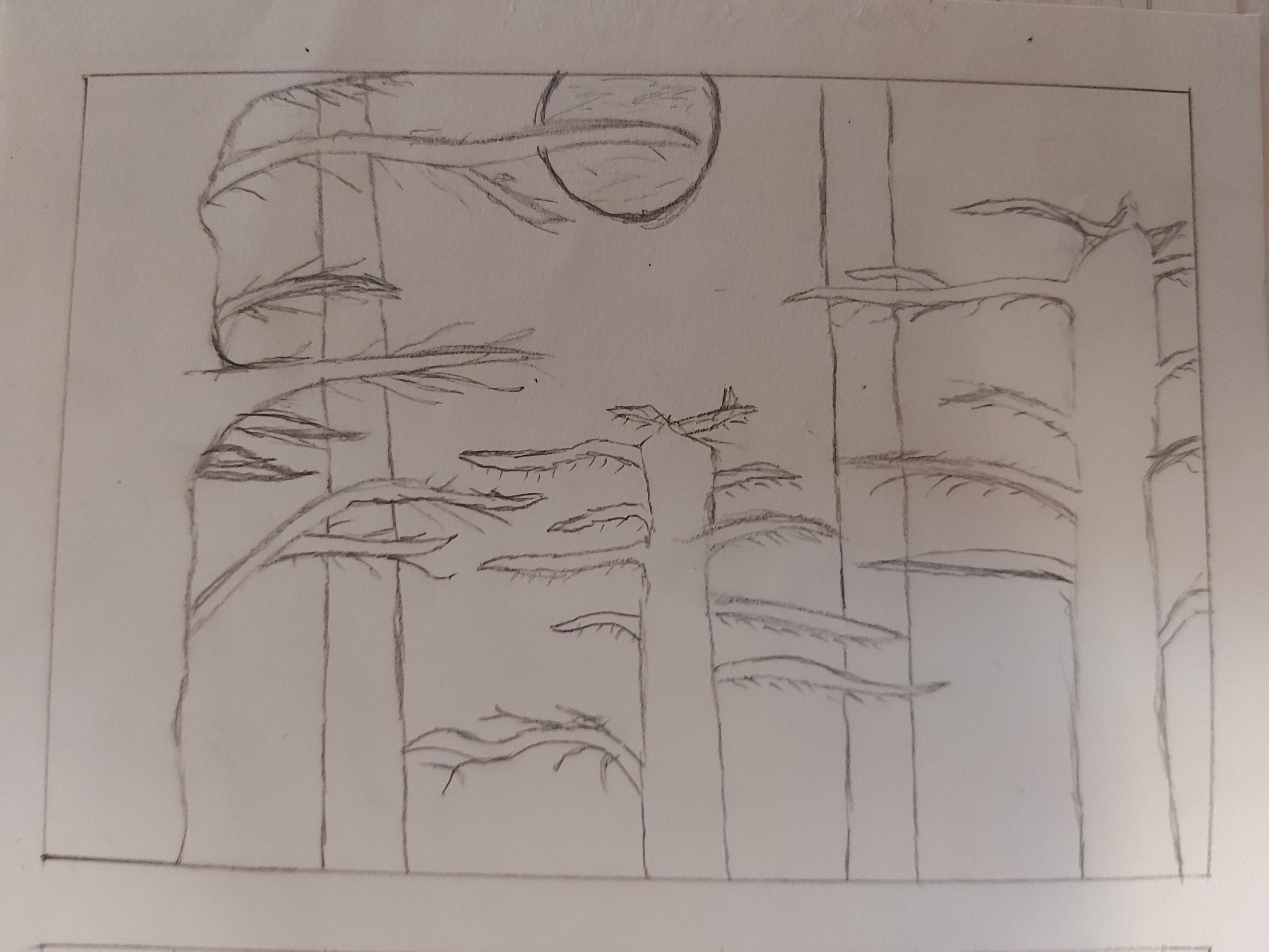 Woods & Sky #1 - 2018 - Pencil