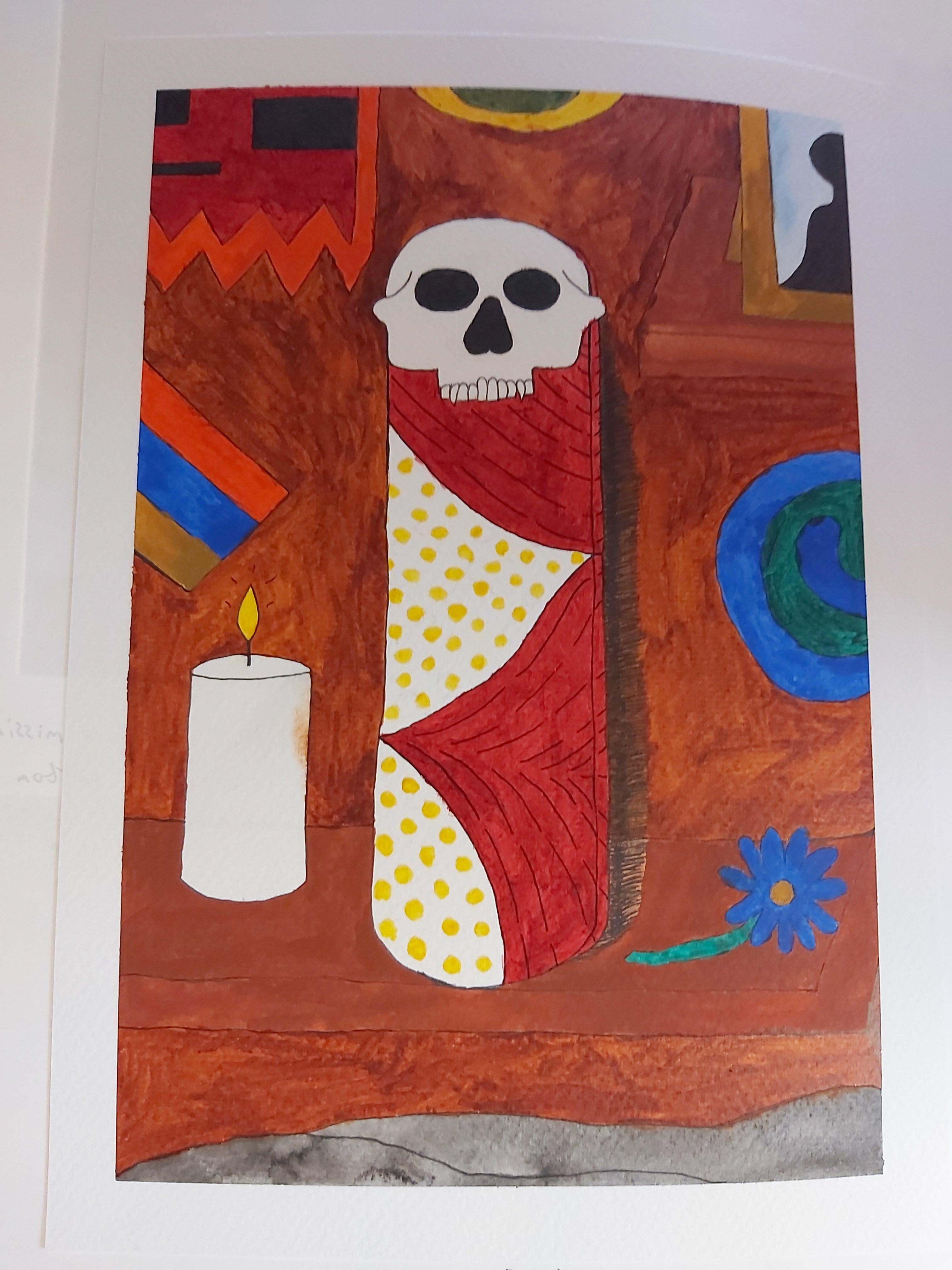 Day of Dead #1 - 2019 - Watercolour Paint