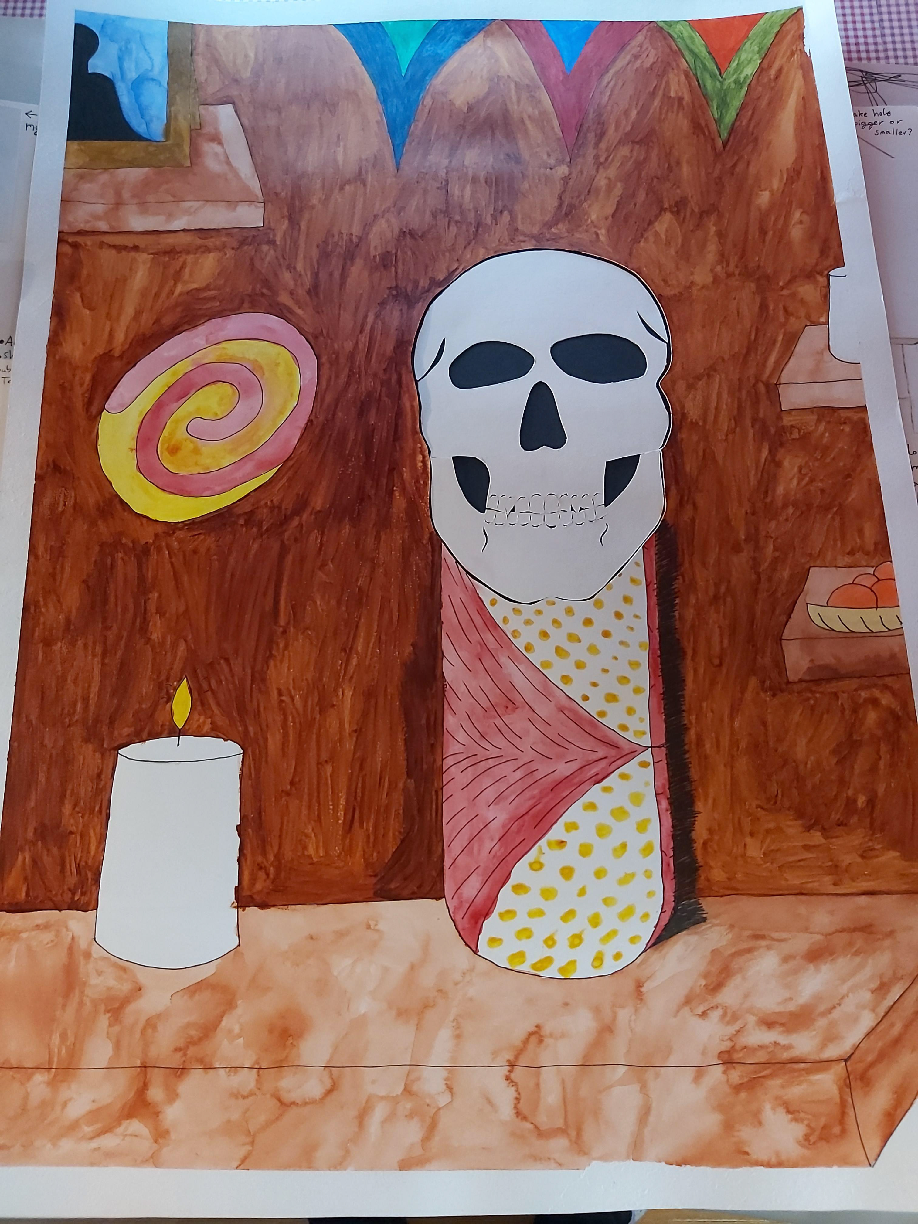 Day of Dead #2 - 2019 - Watercolour Paint