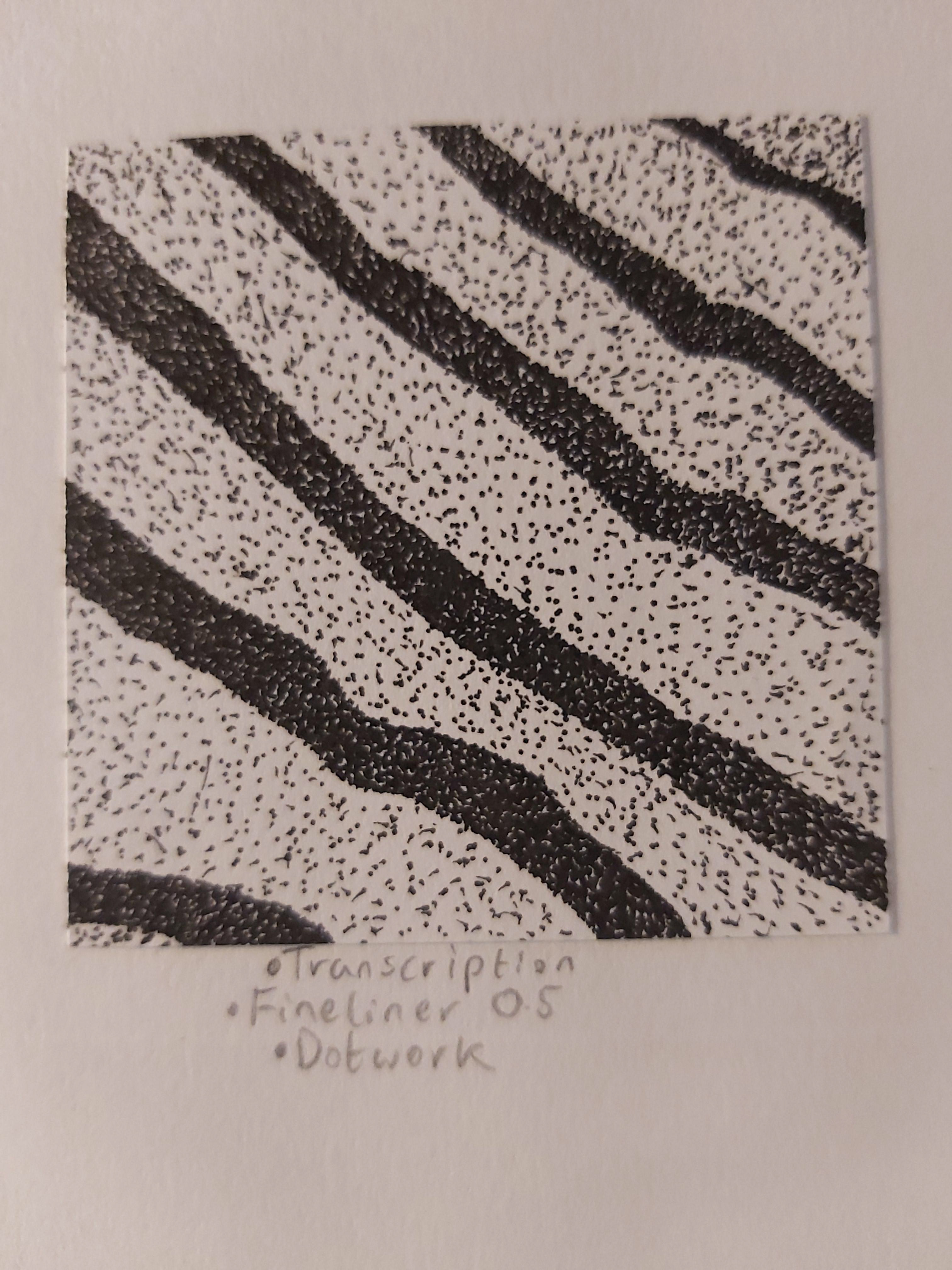 Dotwork Experiment - 2018 - Fineliner
