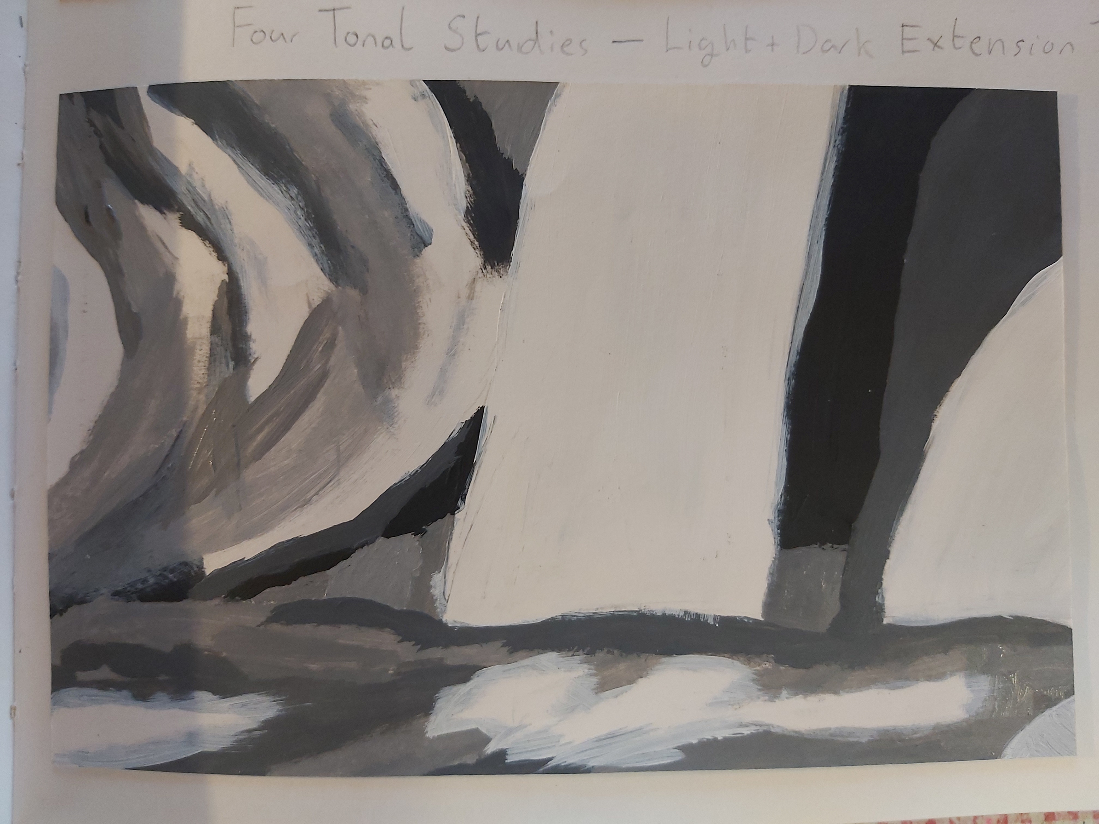 Tonal Studies #4 - 2018 - Acrylic Paint