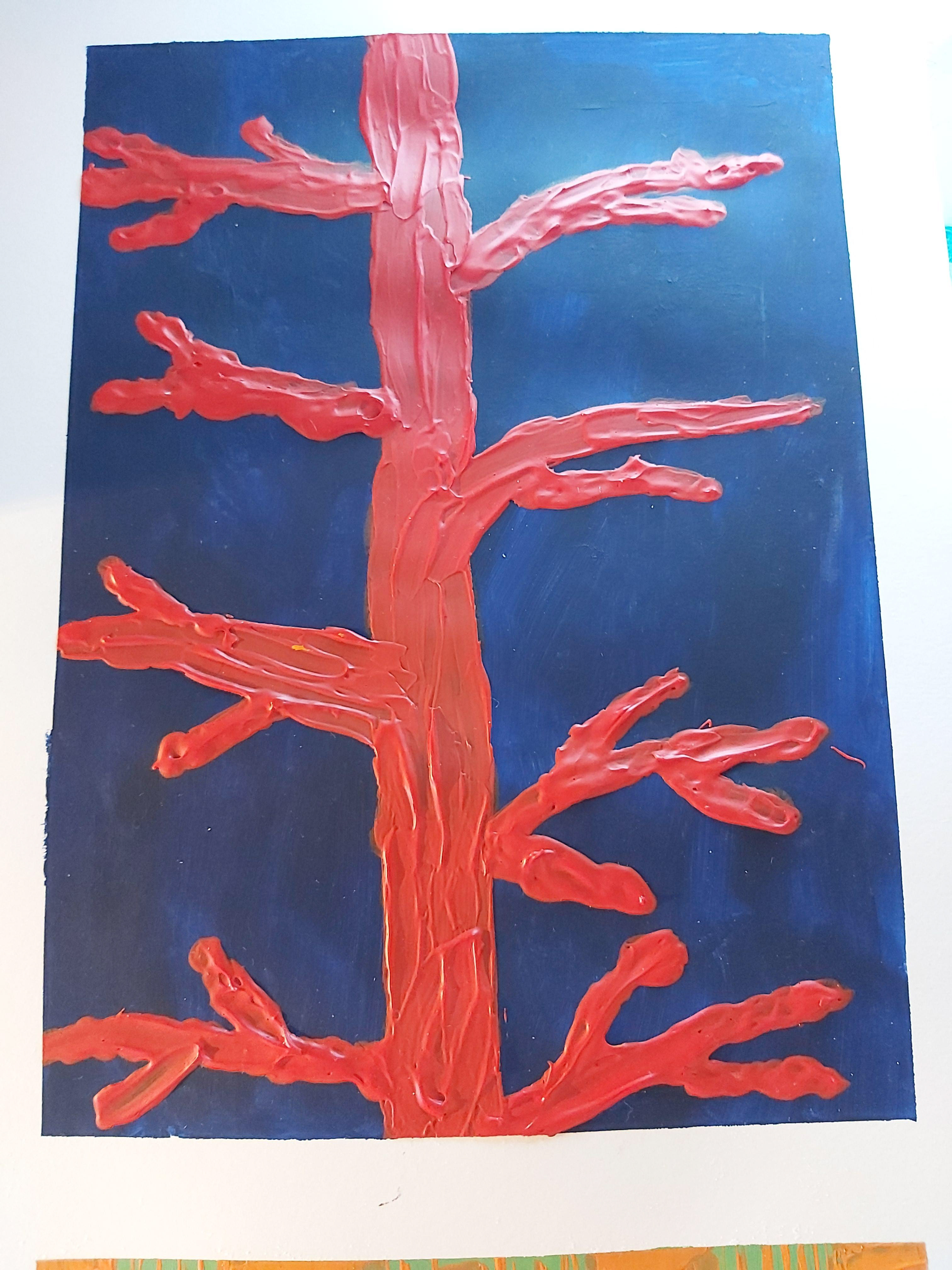 A Tree - 2018 - Acrylic Paint