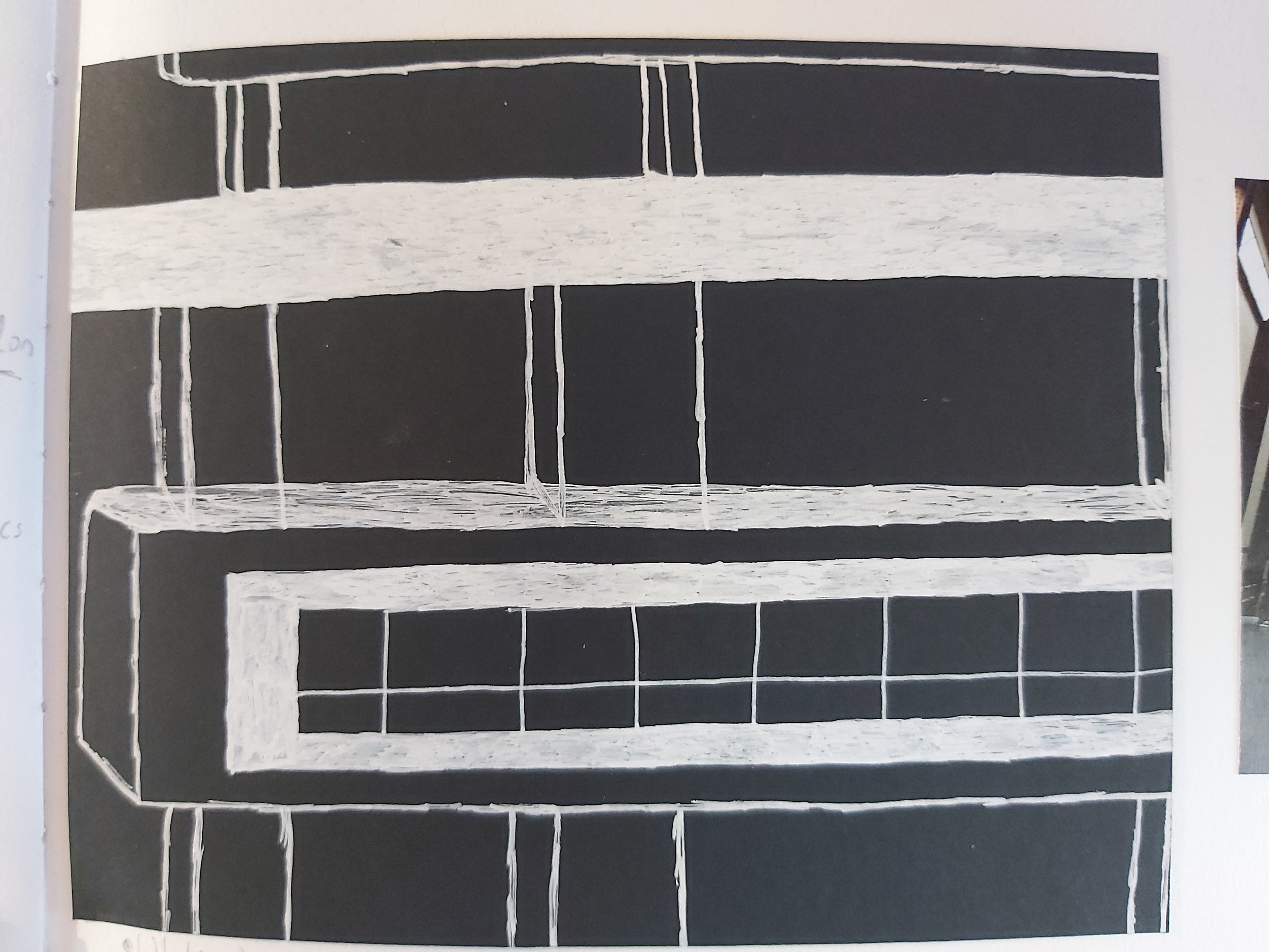Untitled - 2019 - White Pen