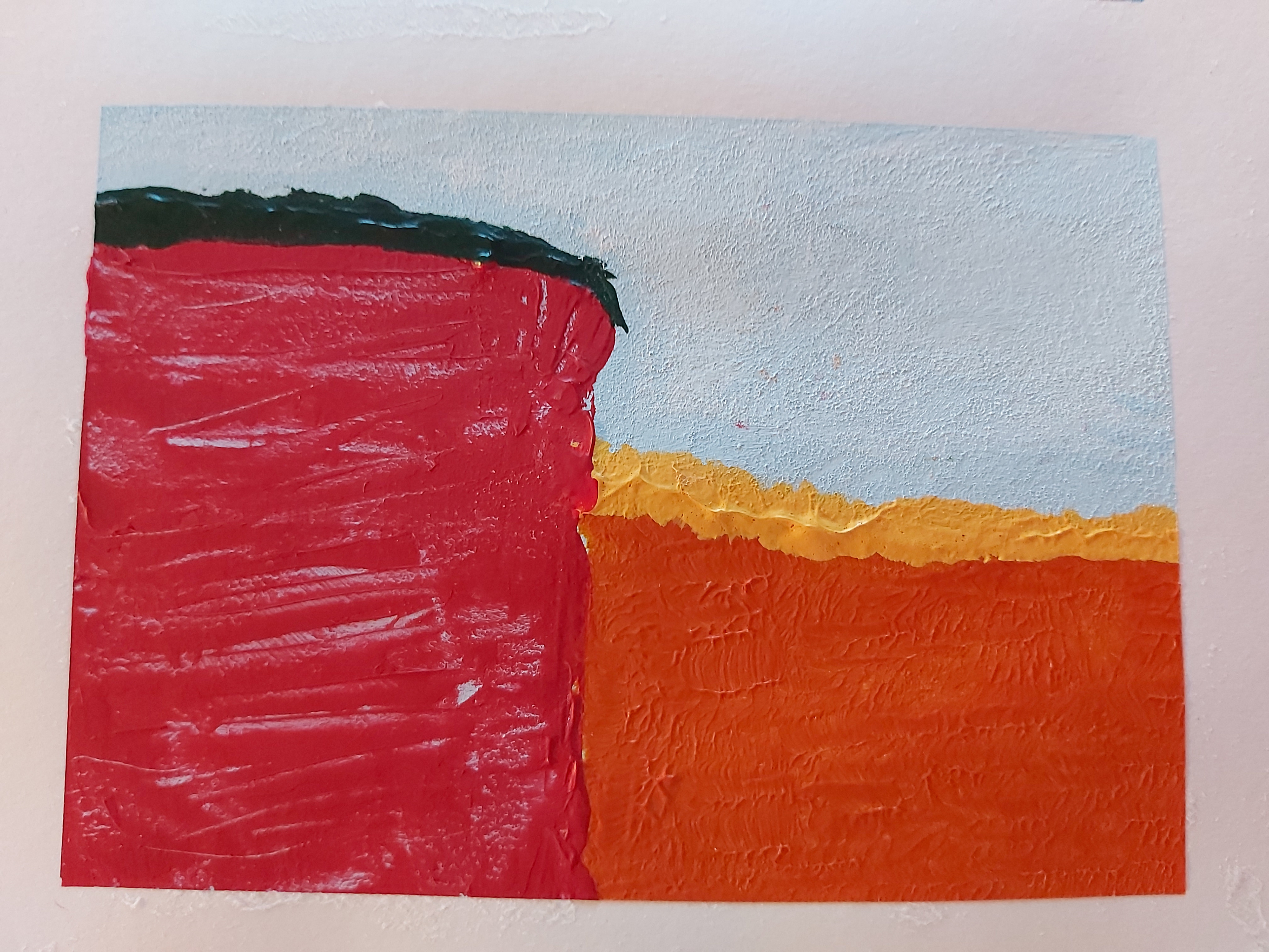 Cliff #3 - 2018 - Acrylic Paint