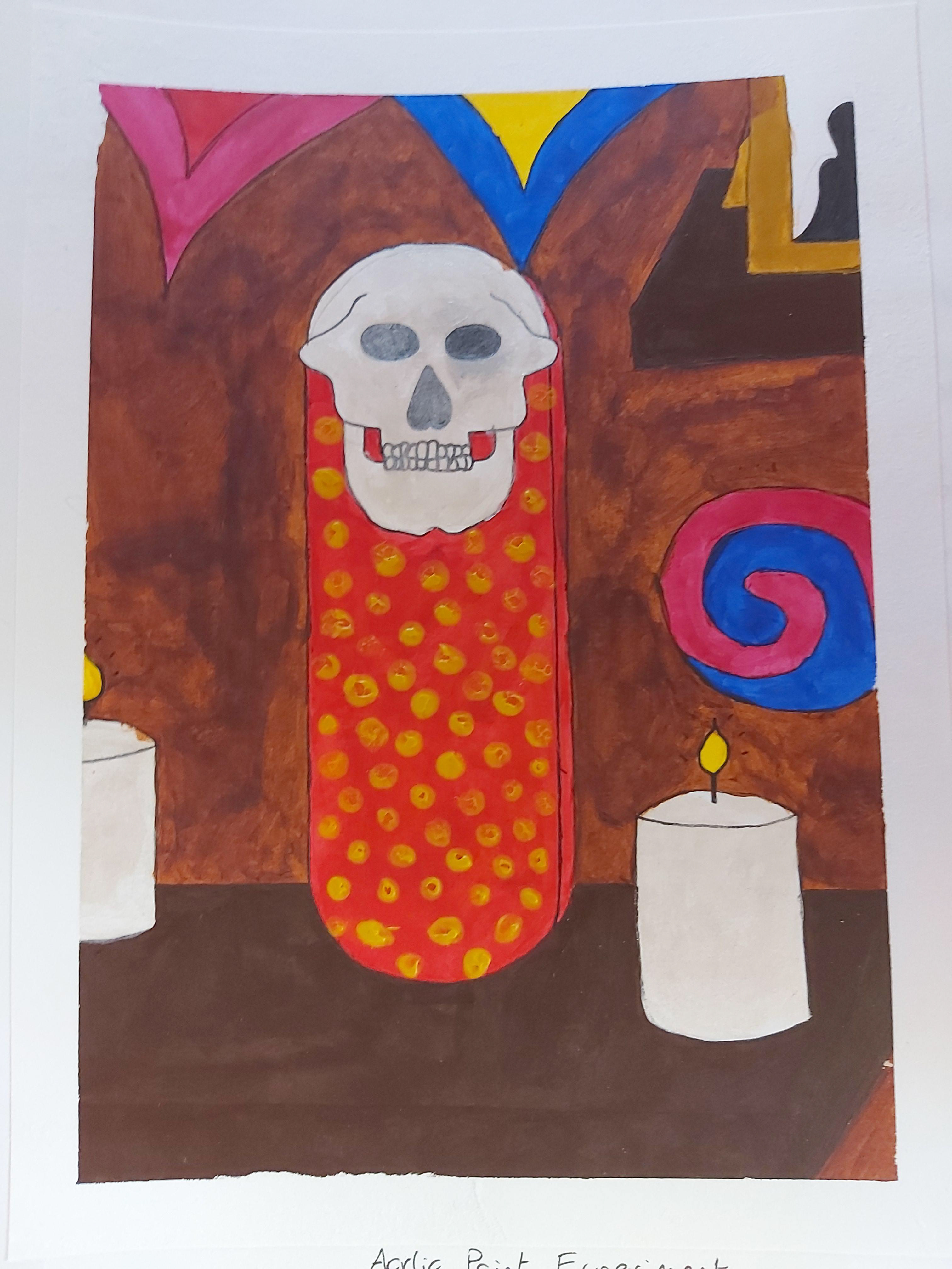 Day of Dead #2 - 2019 - Acrylic Paint