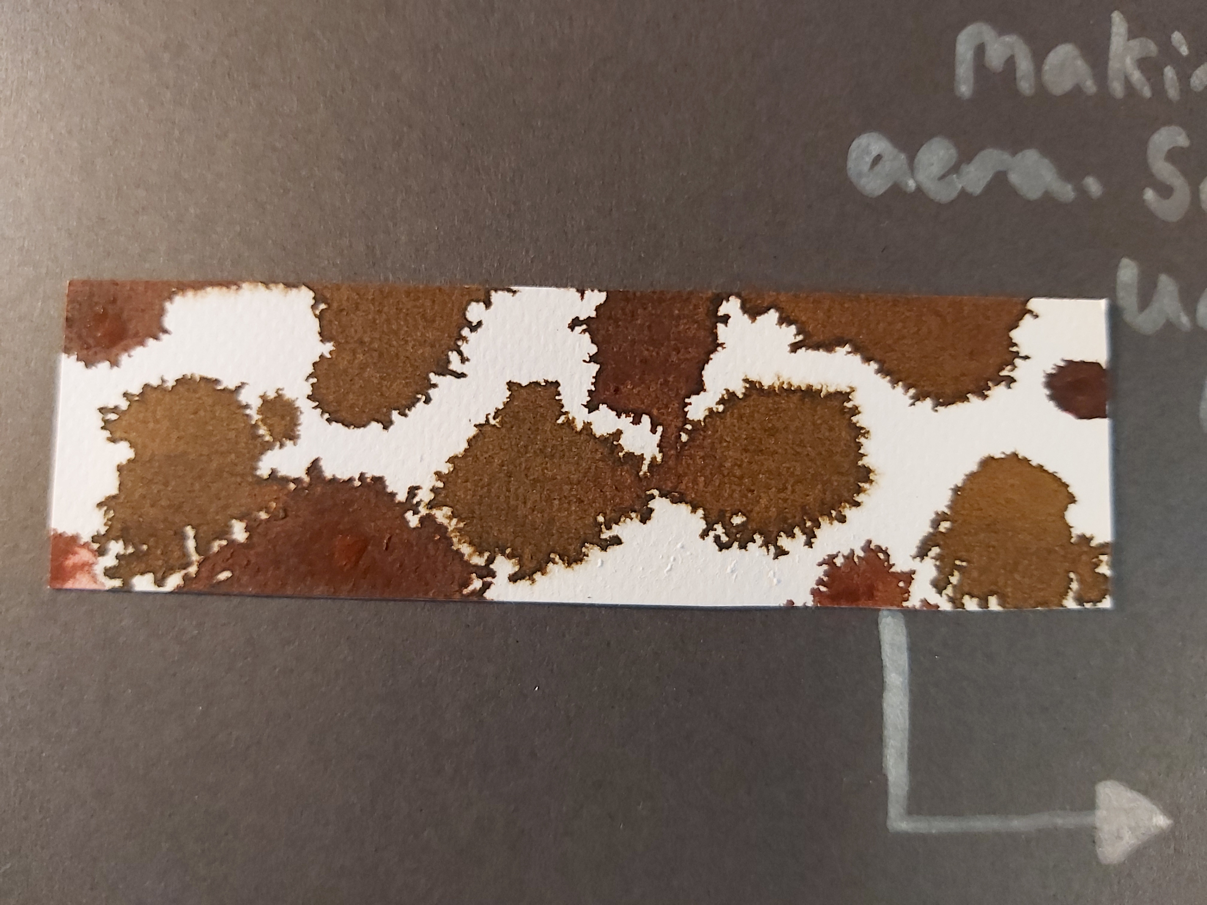 Ink Reaction With Water #2 - 2018