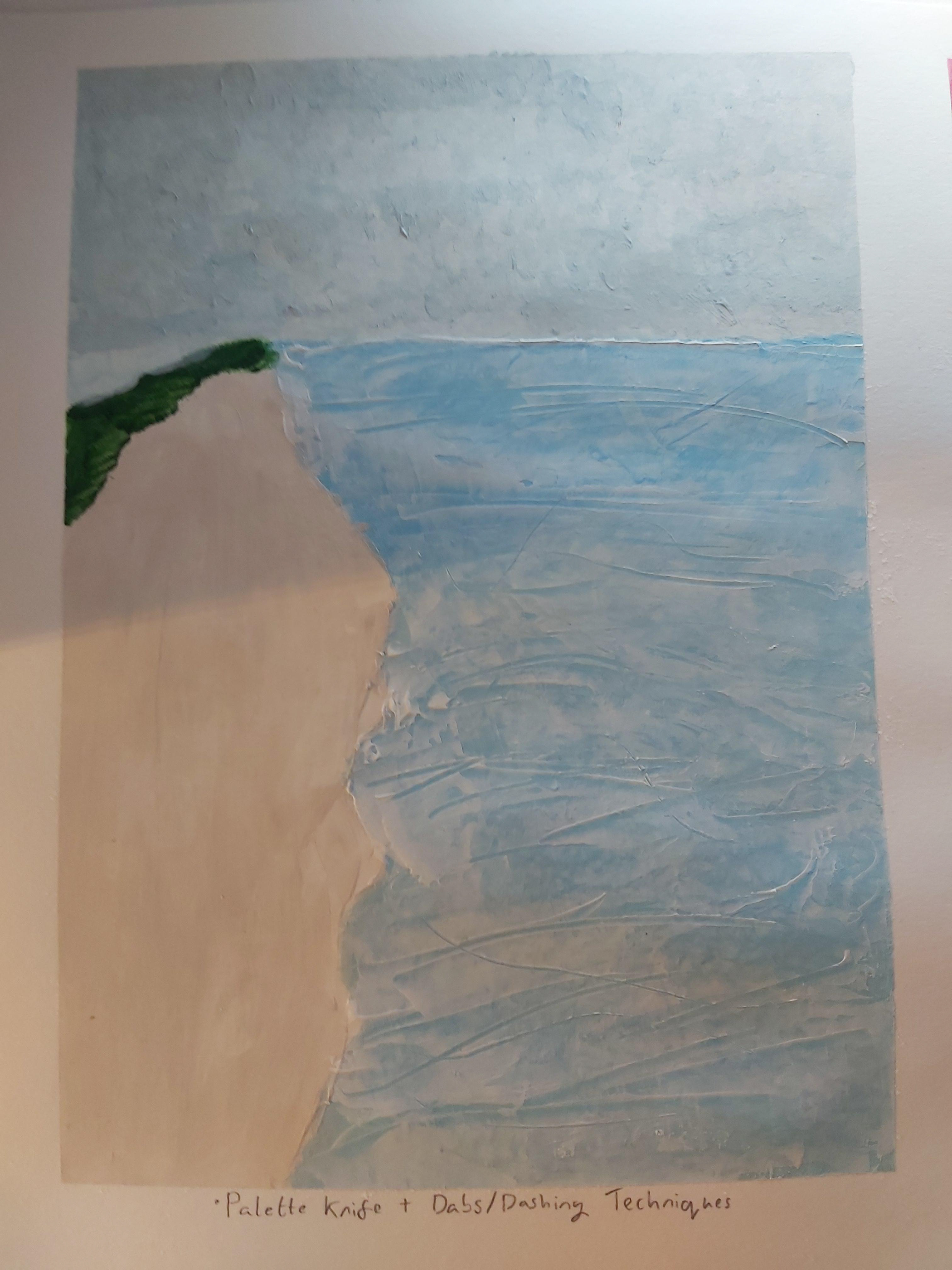 Cliff #1 - 2018 - Acrylic Paint