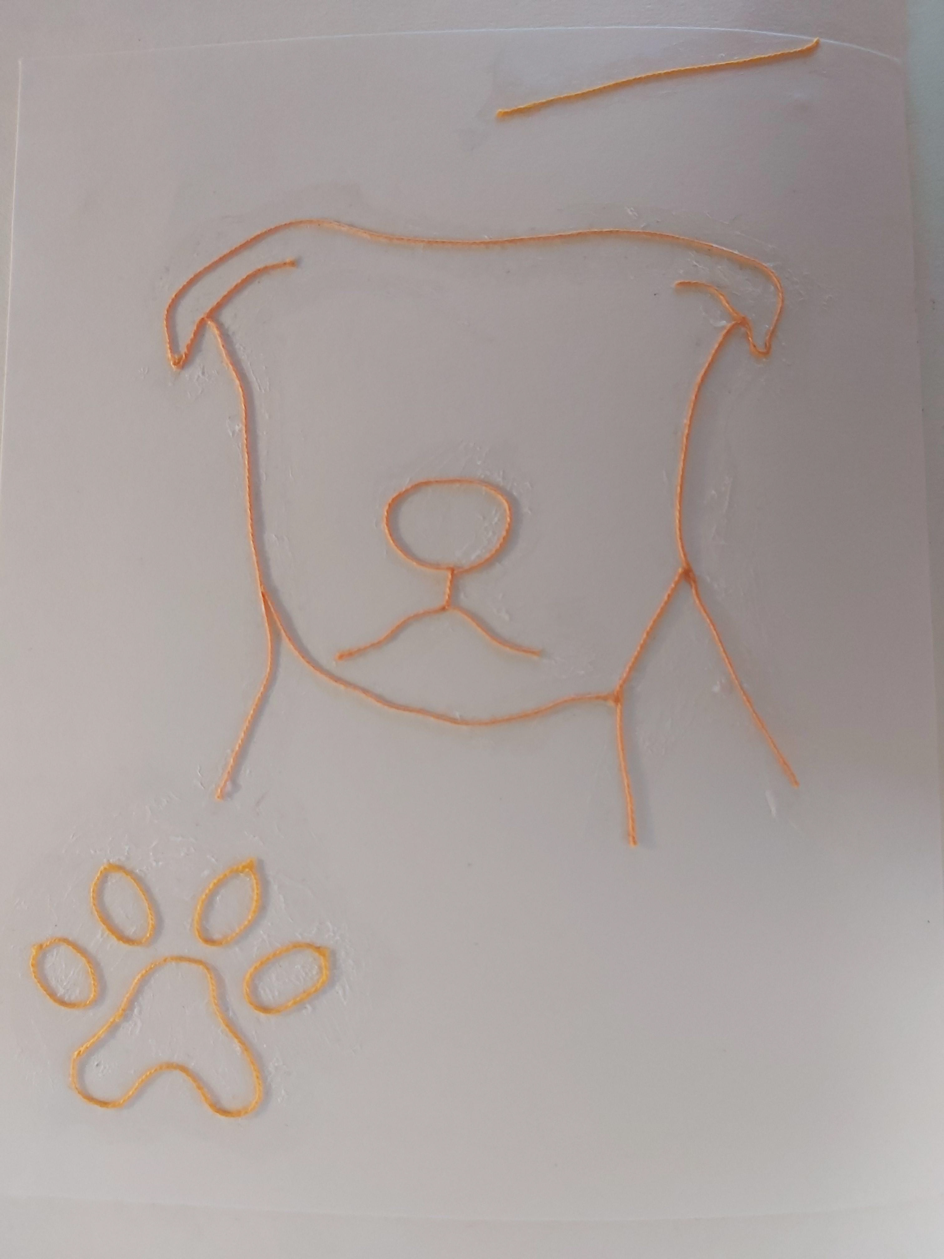 String Doggo - 2019 - String & Pritt Stick