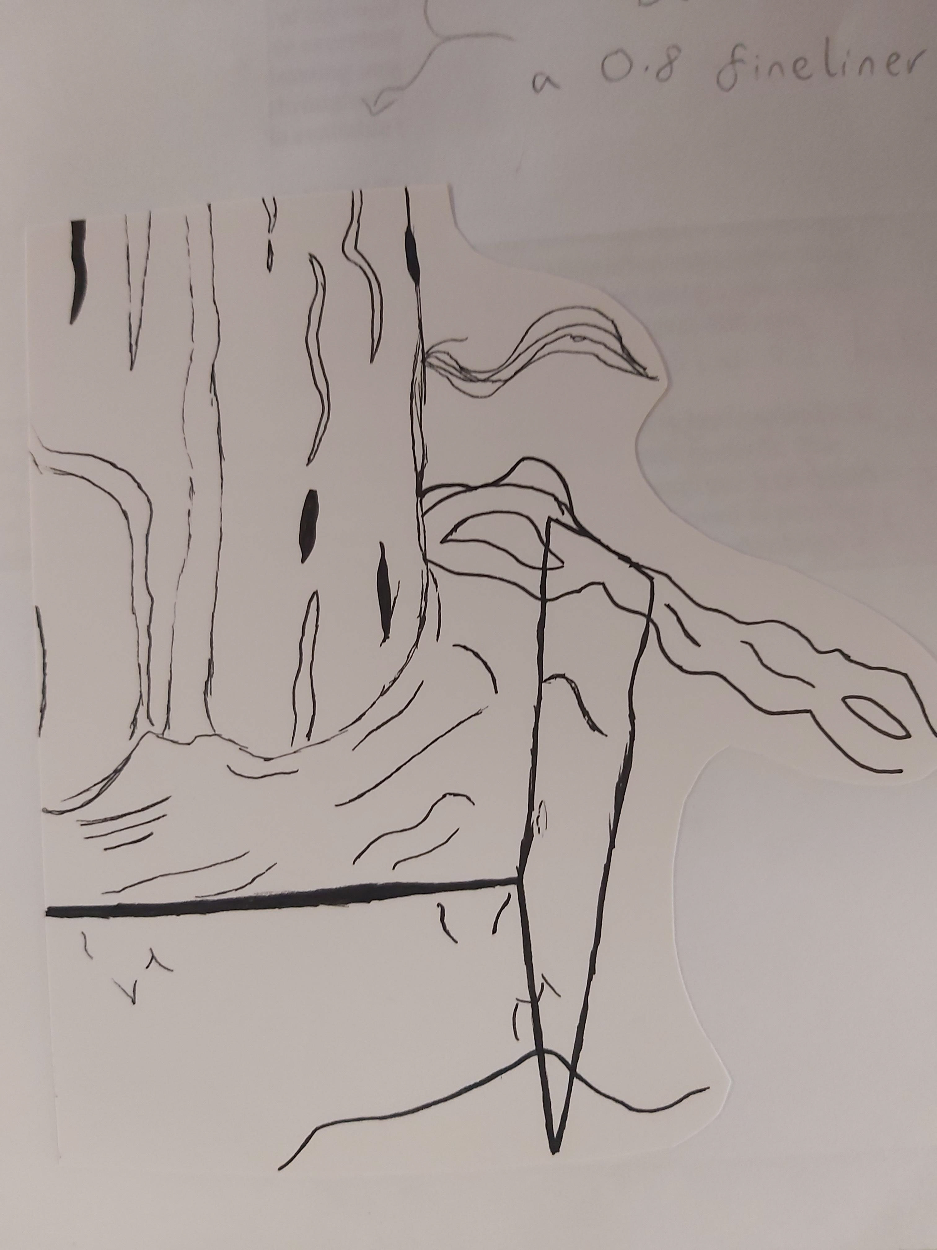 Tree Stump - 2019 - Fineliner
