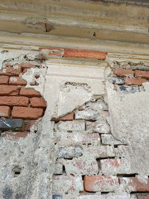 Schadensbild Pilaster