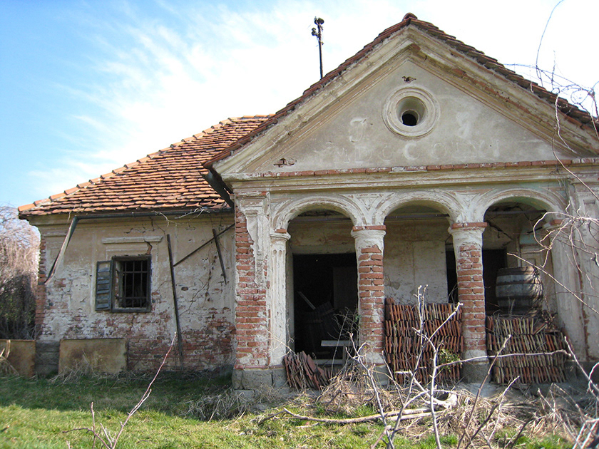 Gloriette Steiermark, vor der Restauration