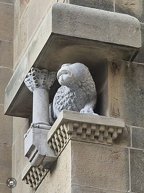 Burg Kreuzenstein, Ensemble Löwe nach der Restauration.