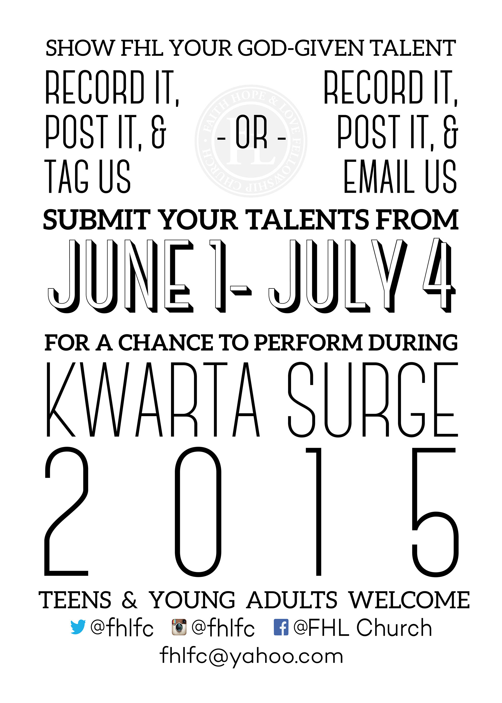 fhlfc talent search poster