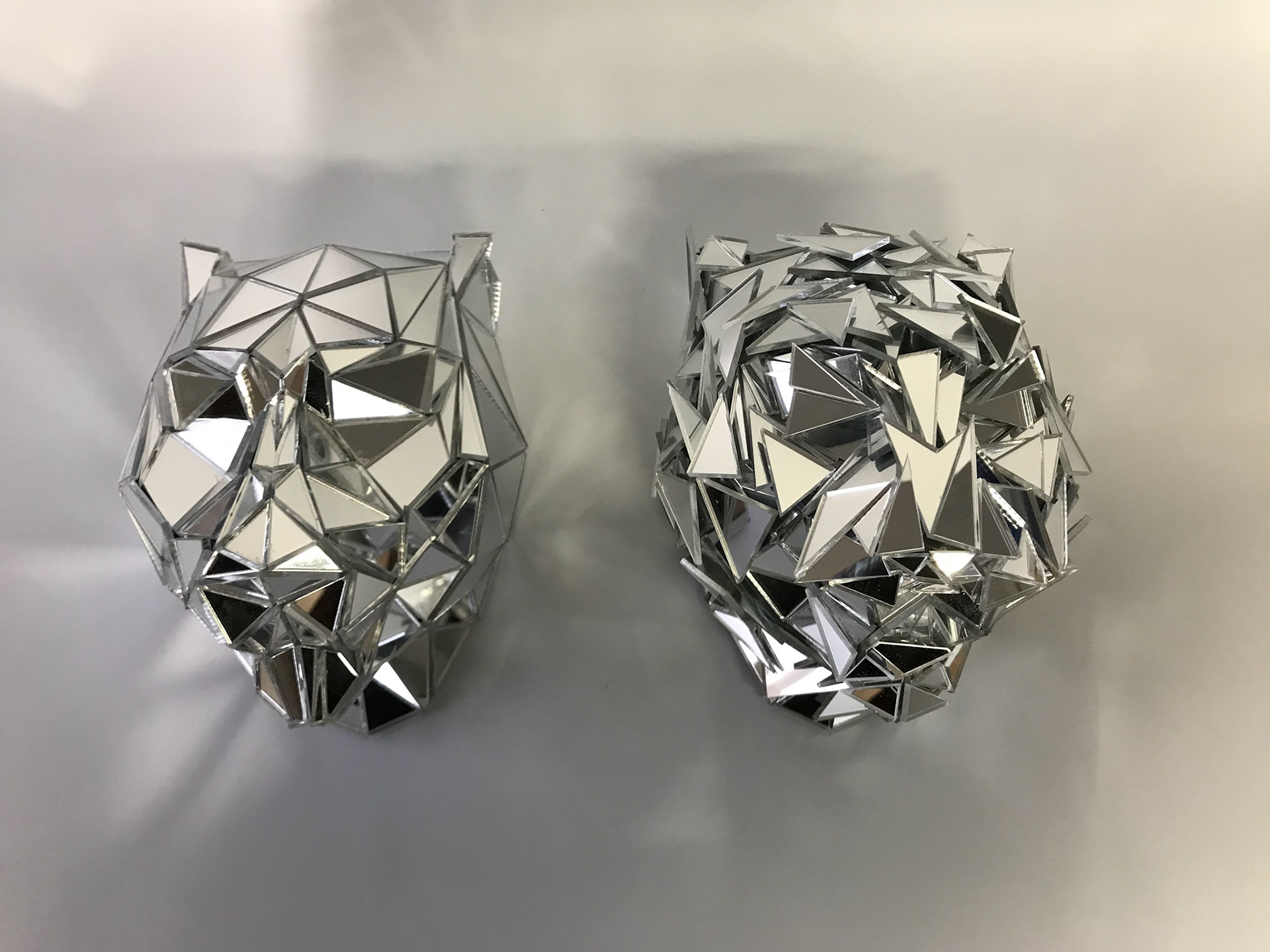 Mirrored Panther Heads - 2018, Design Not Copyrighted