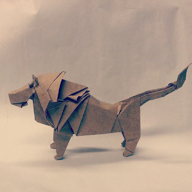 Lion - Designed By: Hideo Komatsu Folded By: Uttam Grandhi. 2018