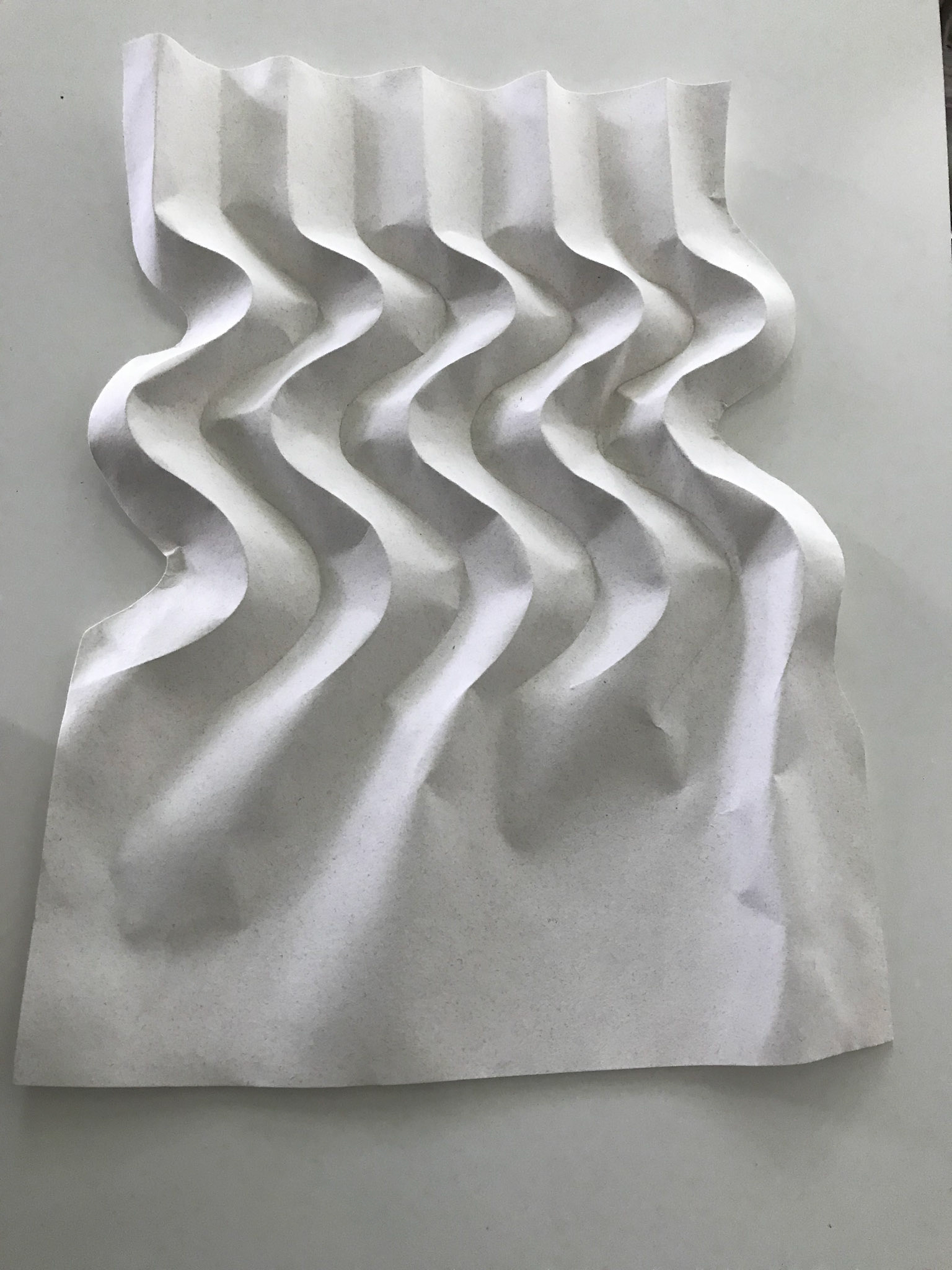  Canyons of Life - Origami Corrugation, 2018 (All Rights Reserved - Uttam Grandhi)