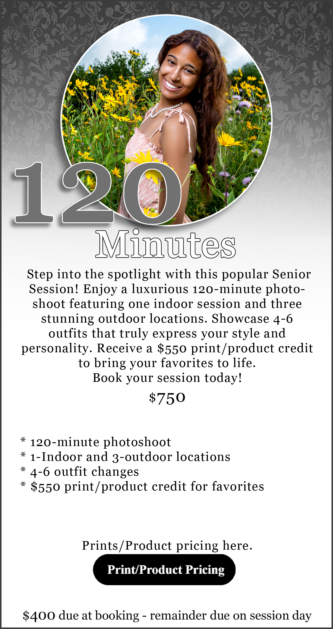 Girl outdoor senior photo