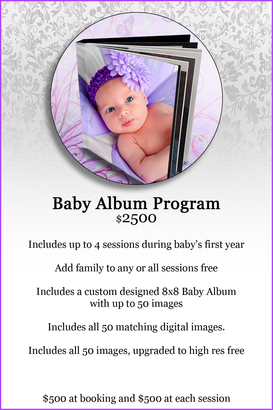 Baby album example