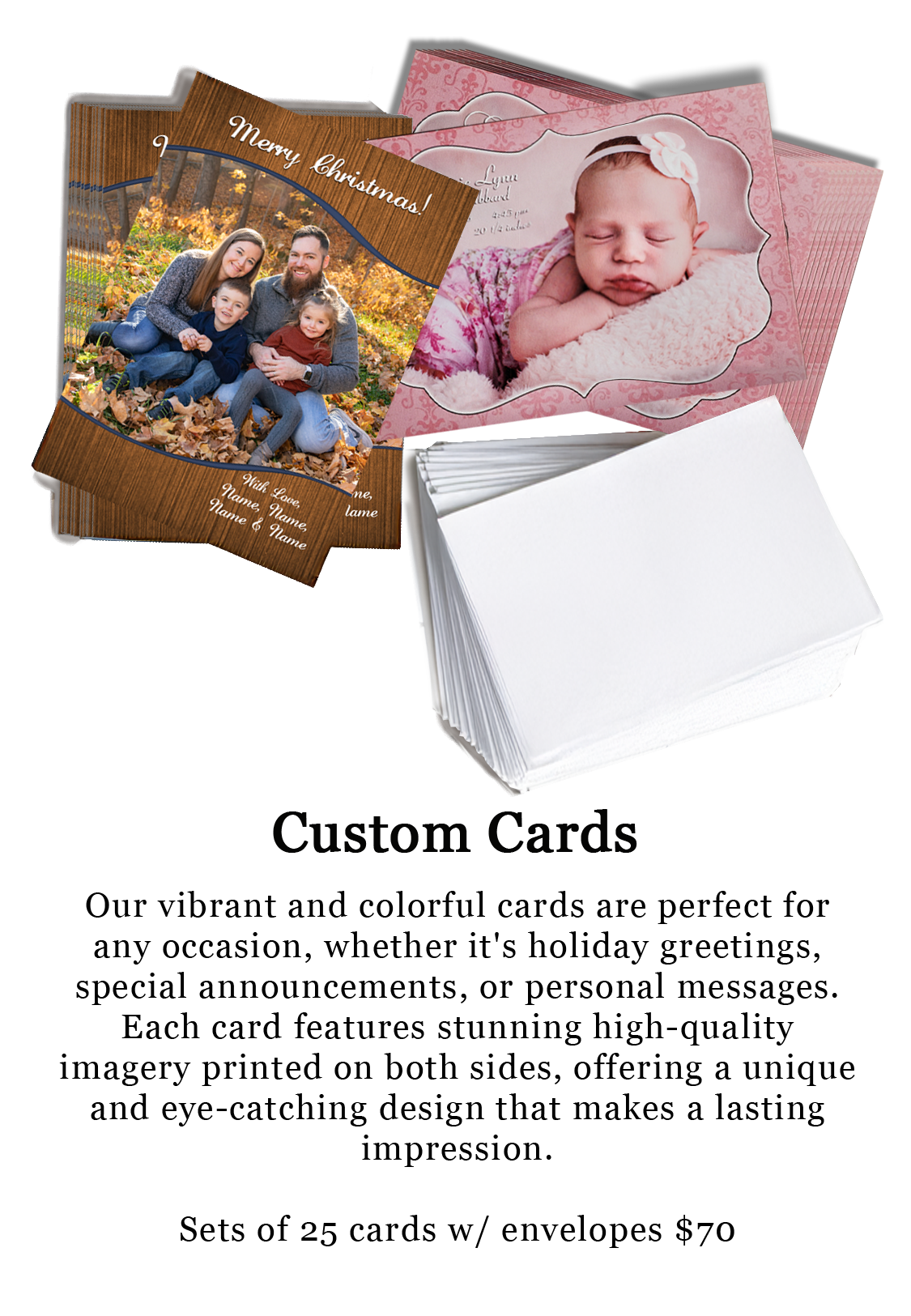 Newborn Custom Cards