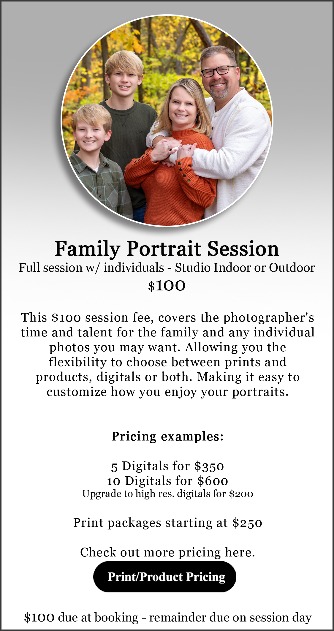 Family picture session