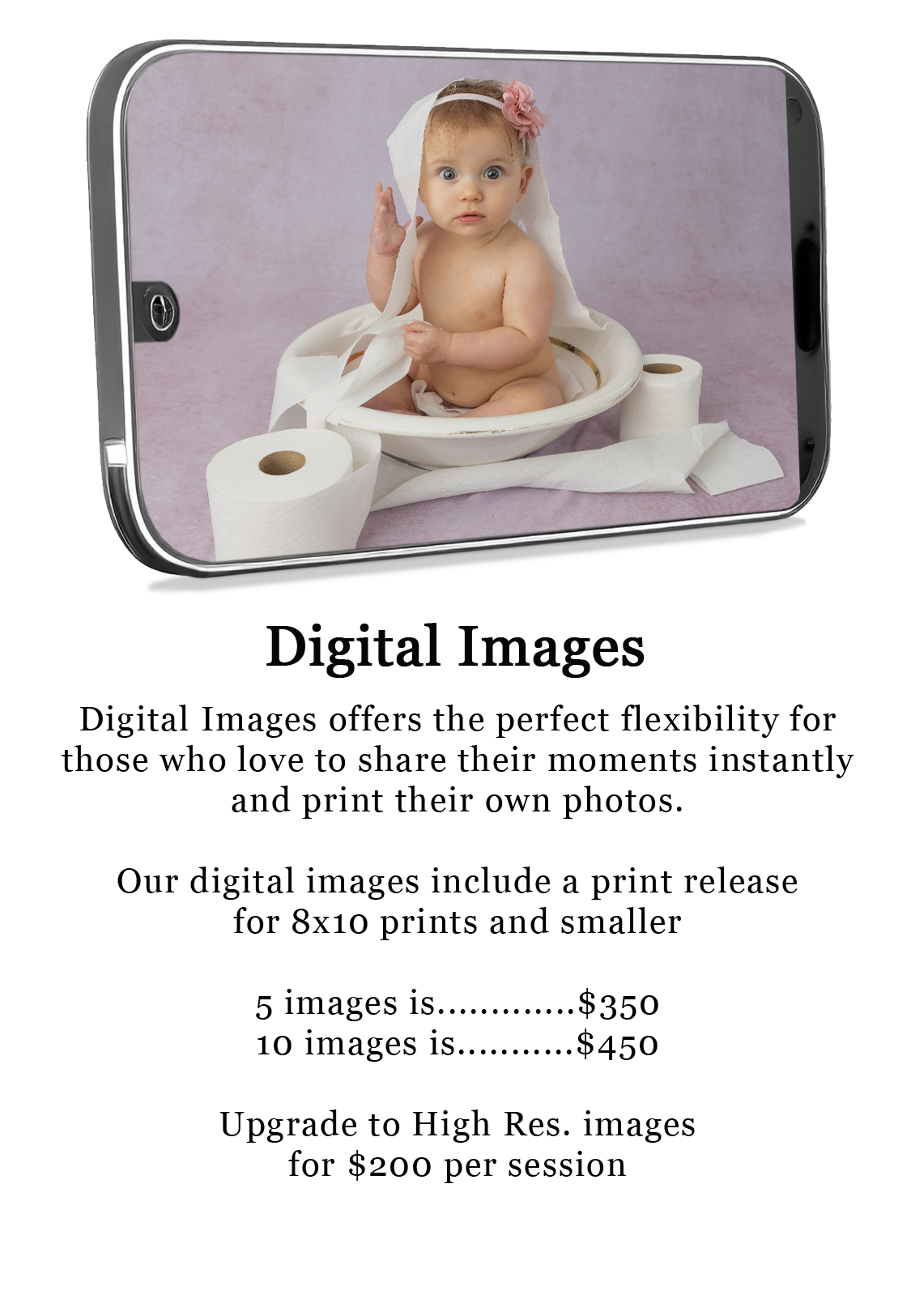Newborn digital images