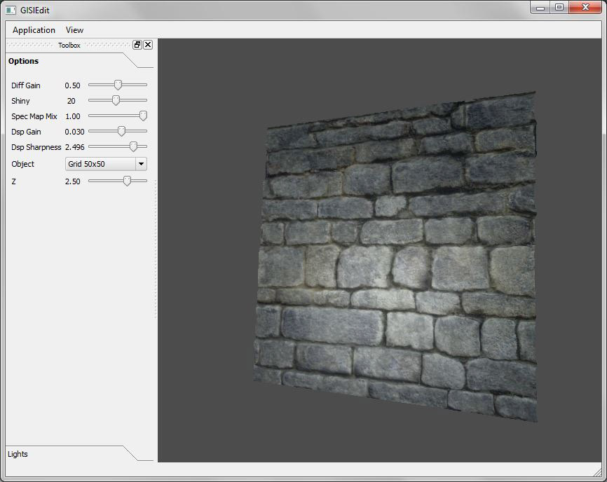 Previewing textures and material properties for IMD look development.