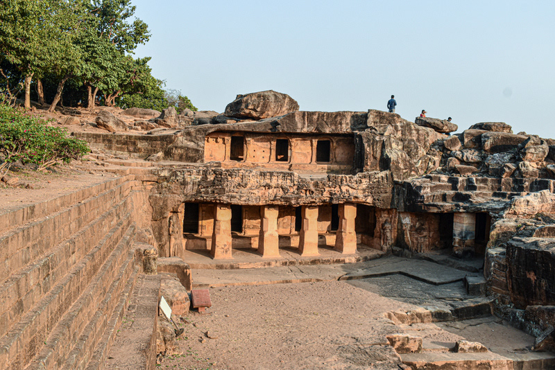Mancapuri and Swargapuri Gumpha