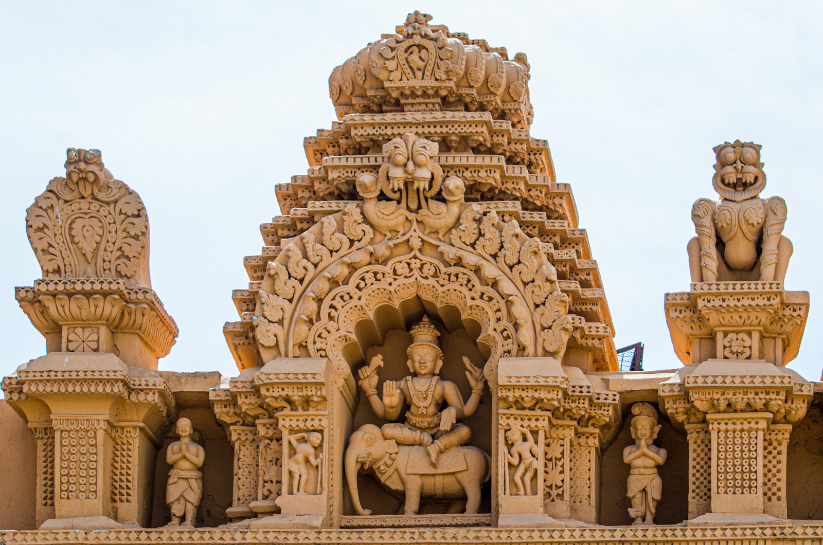 Indira on Airavata (the white elephant).