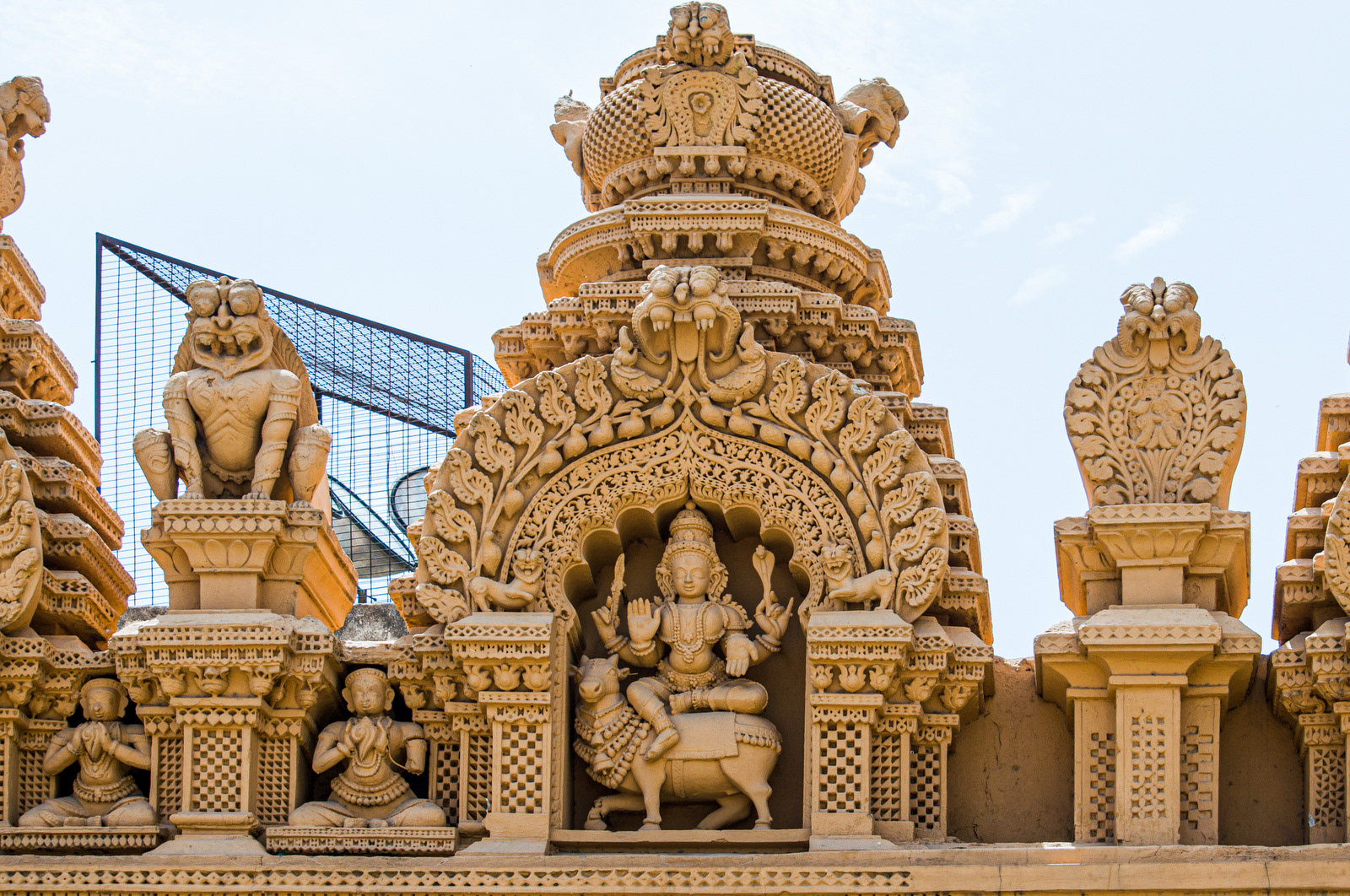 Isana on Vrishbha (bull)