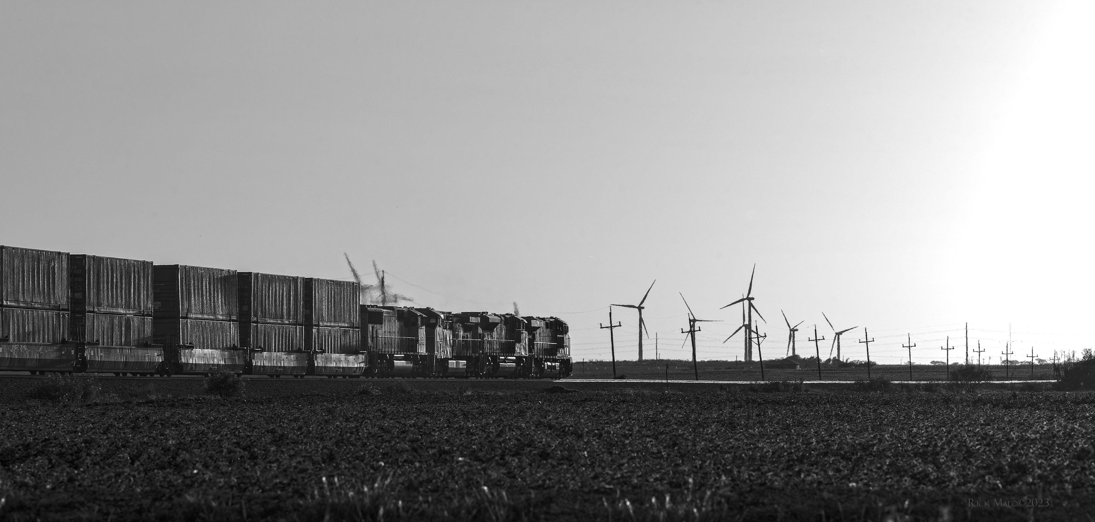 Heading into the sunset. 