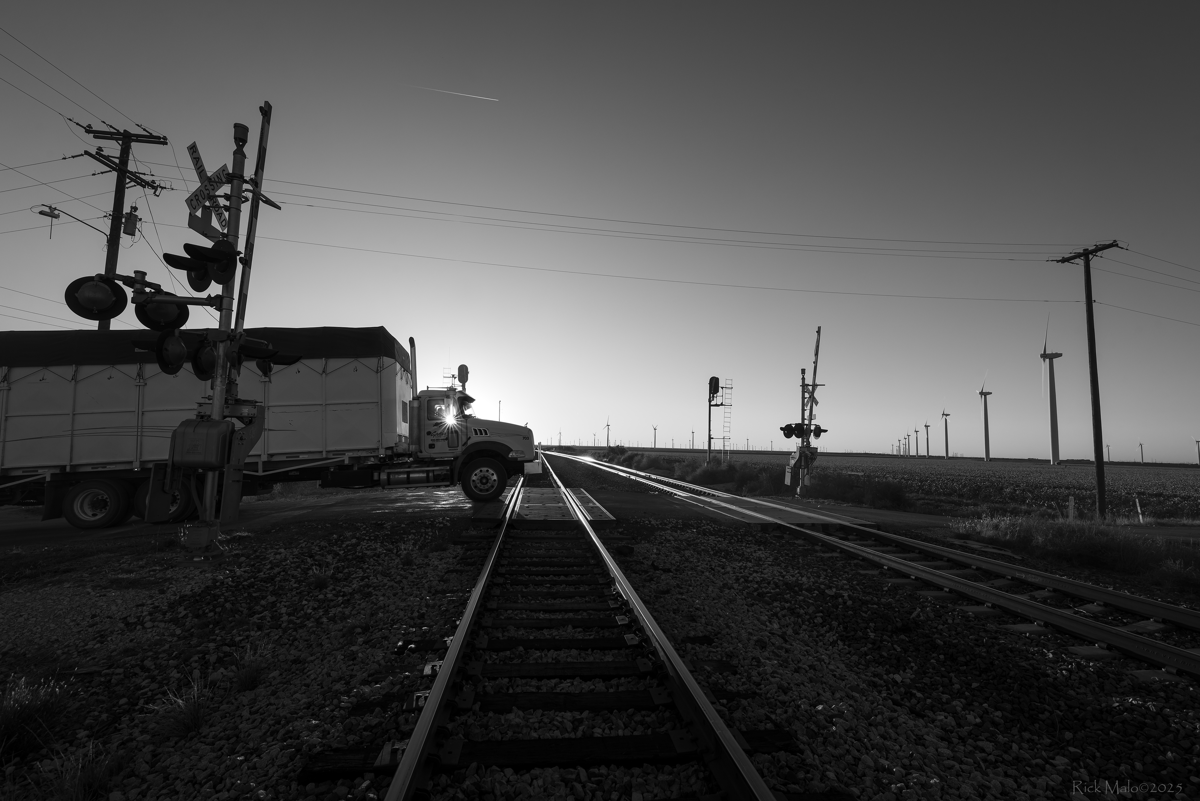 It's harvest time in Nolan County, and the cotton haulers are busy on Sunday evening, November 2nd, 2025.