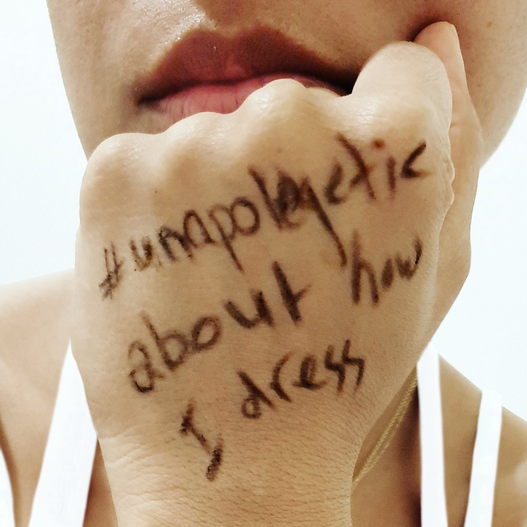 " #unapologetic about how I dress "