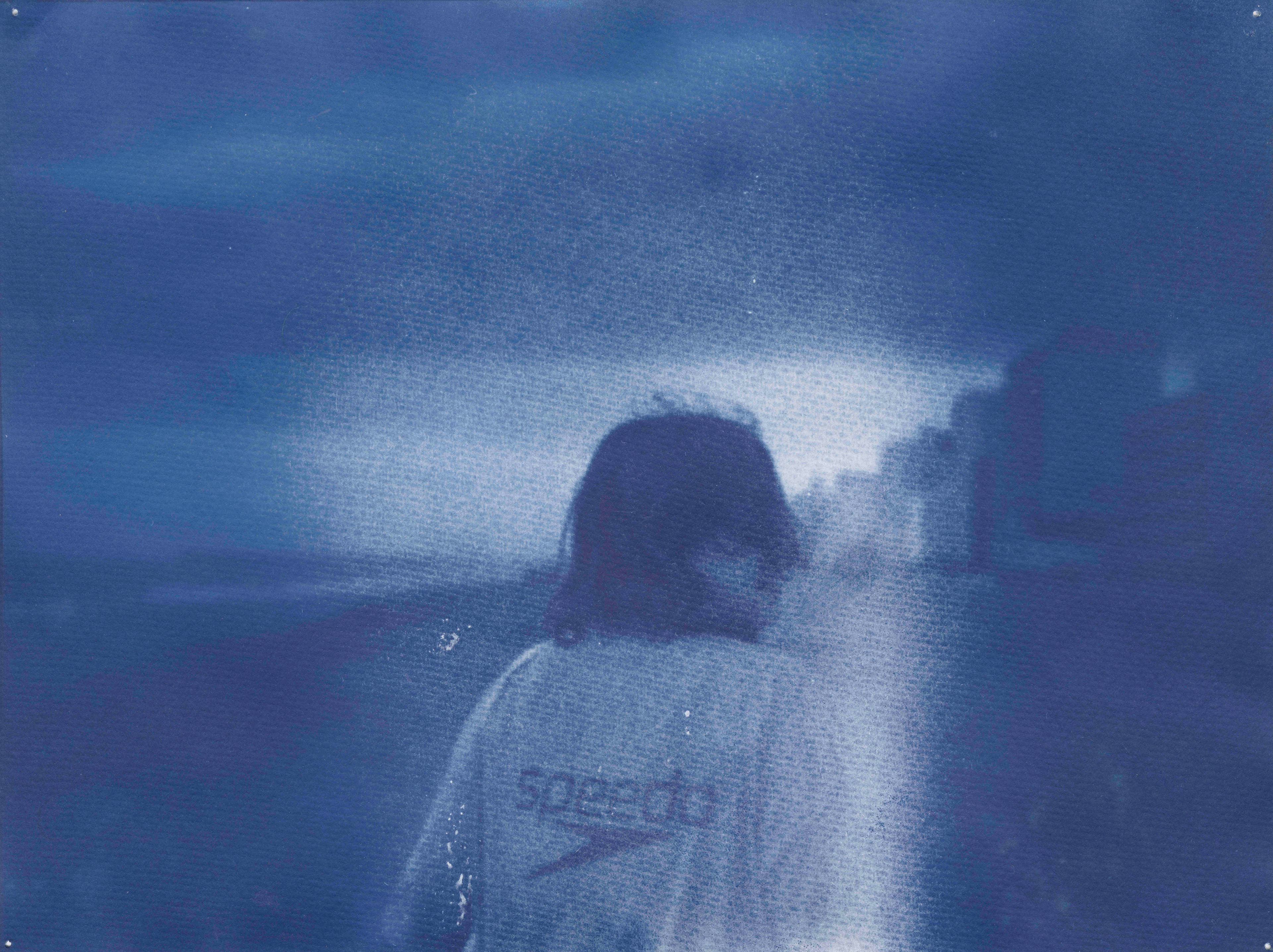 marian on cyanotype, 2024