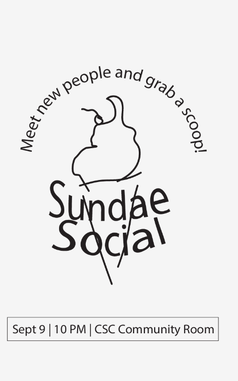 First concept made in Adobe Illustrator with default fonts and pen tool sketches